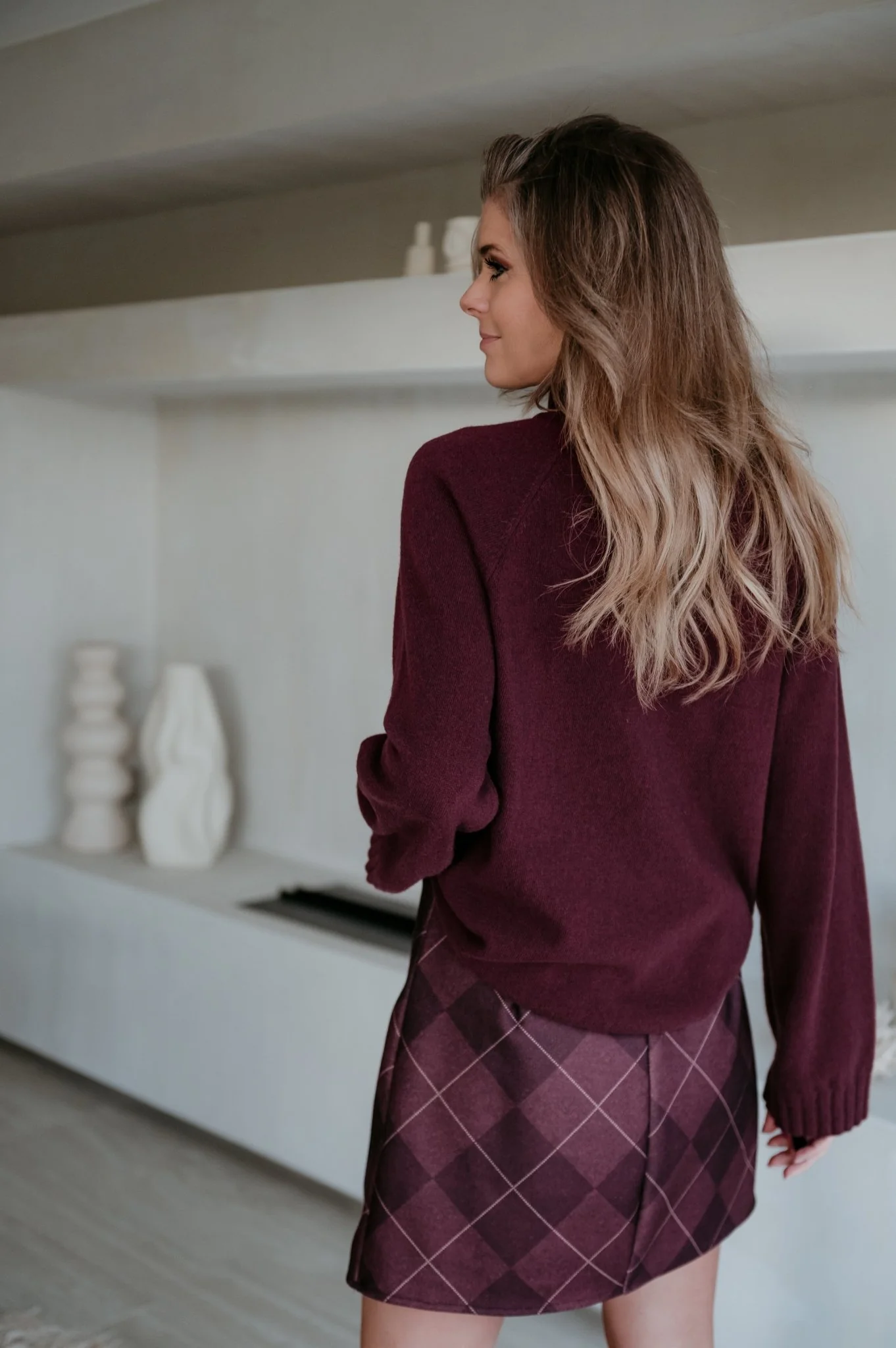 Dranuri knit I Burgundy - Image 15