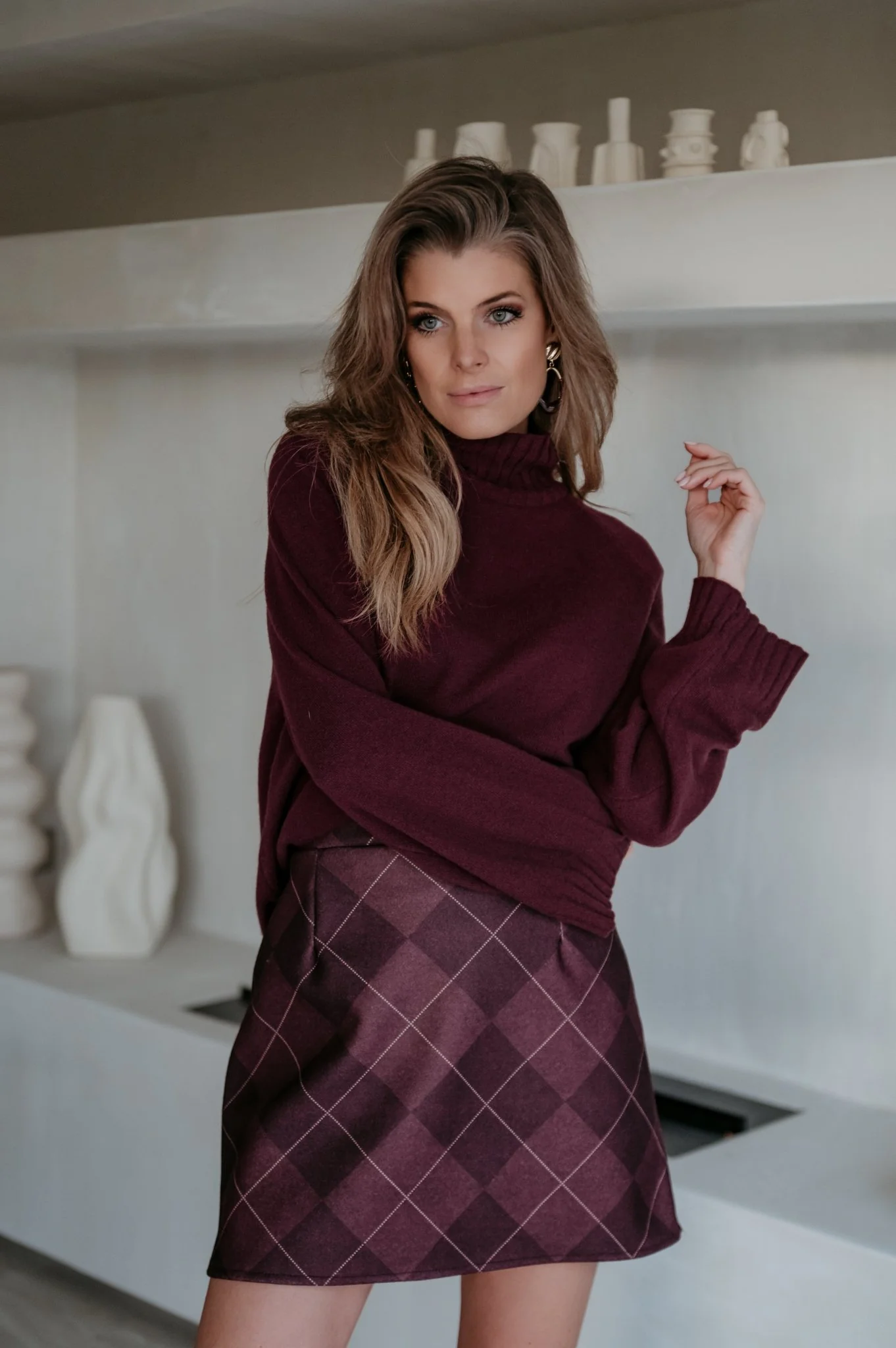 Dranuri knit I Burgundy - Image 16