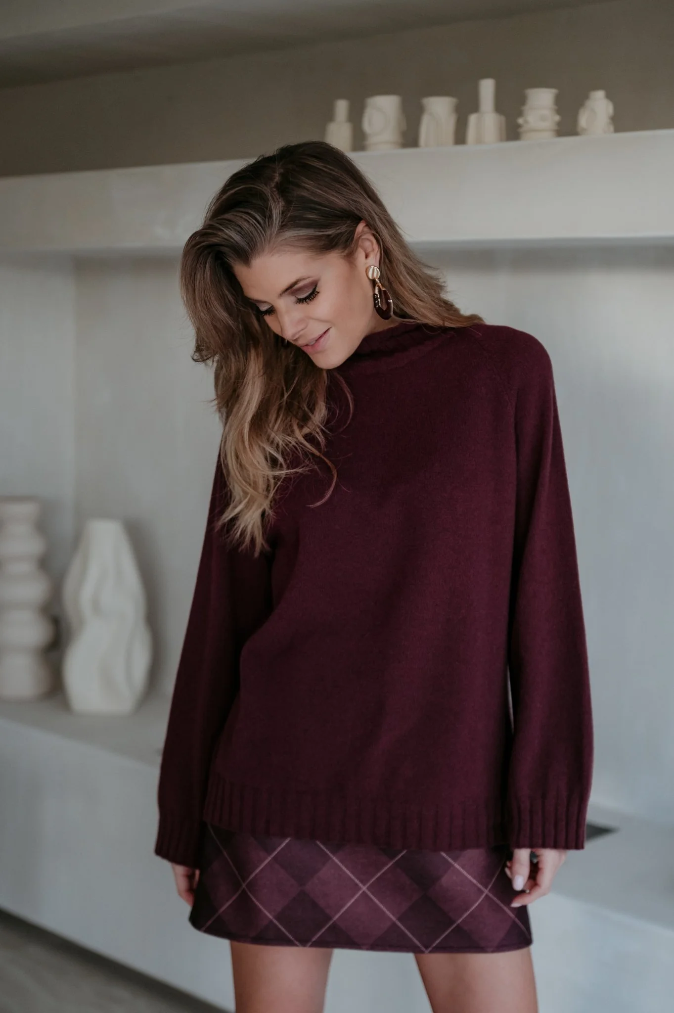 Dranuri knit I Burgundy - Image 3