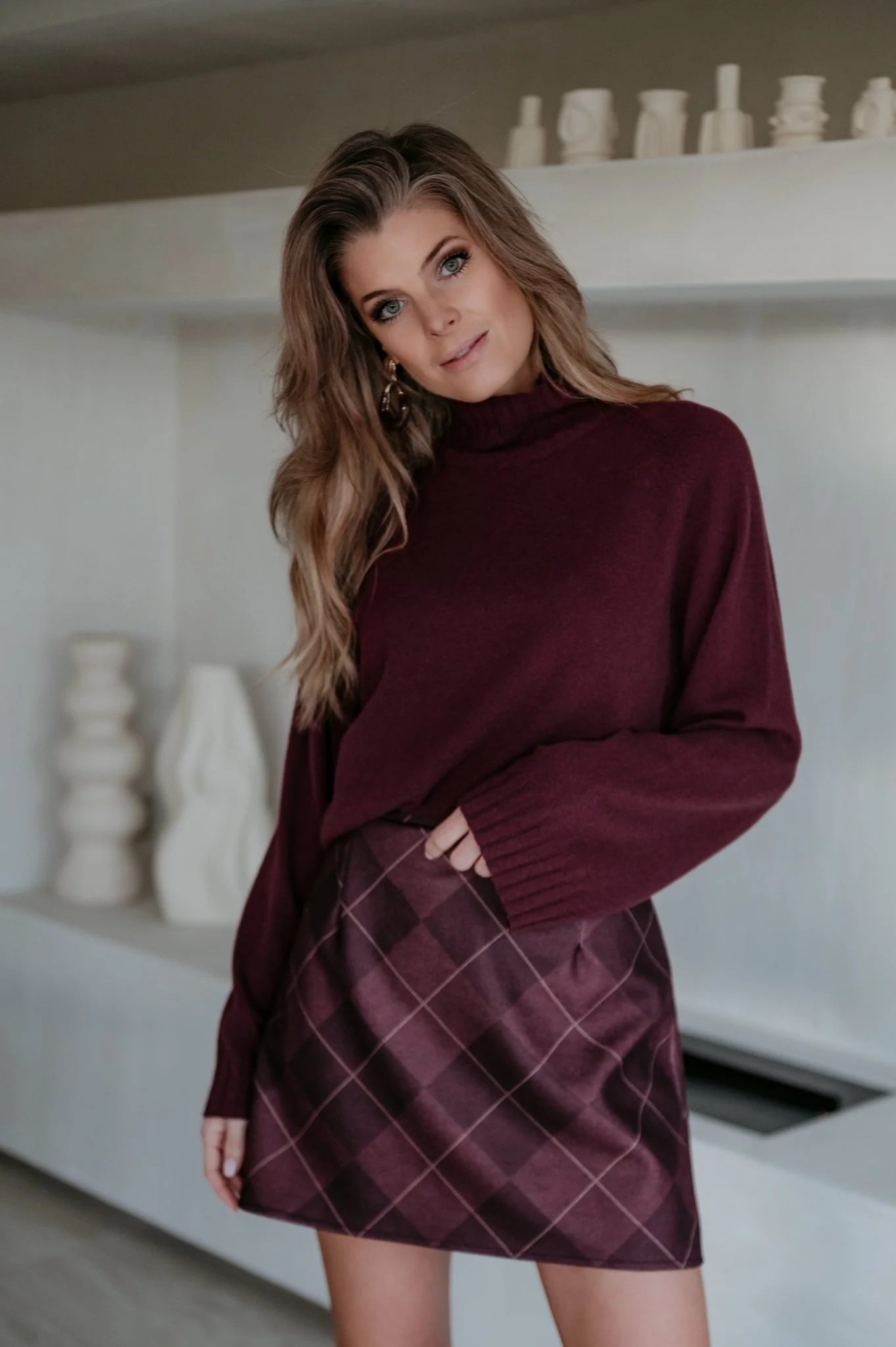 Dranuri knit I Burgundy - Image 7
