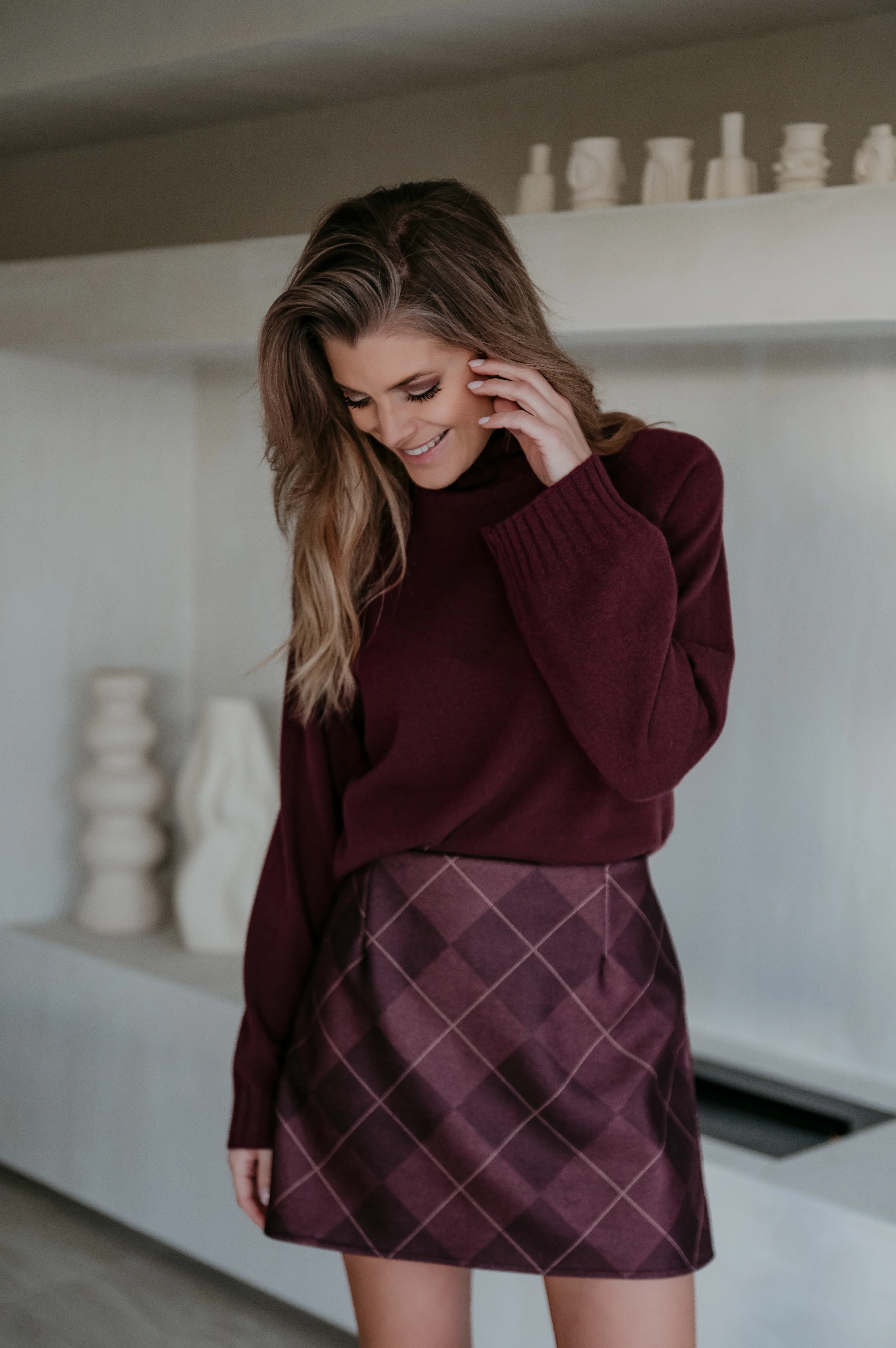 Dranuri knit I Burgundy - Image 9