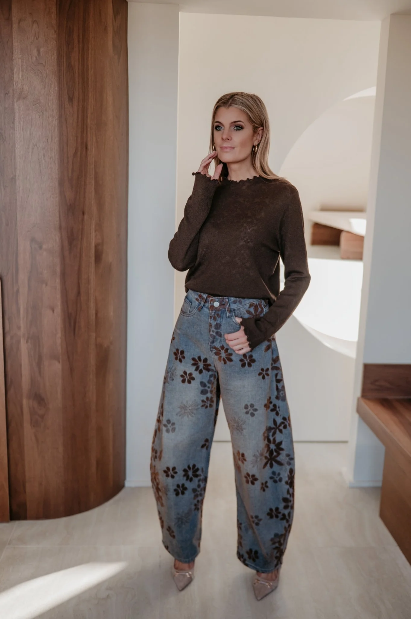 Drevi top I Chocolate Brown - Image 4
