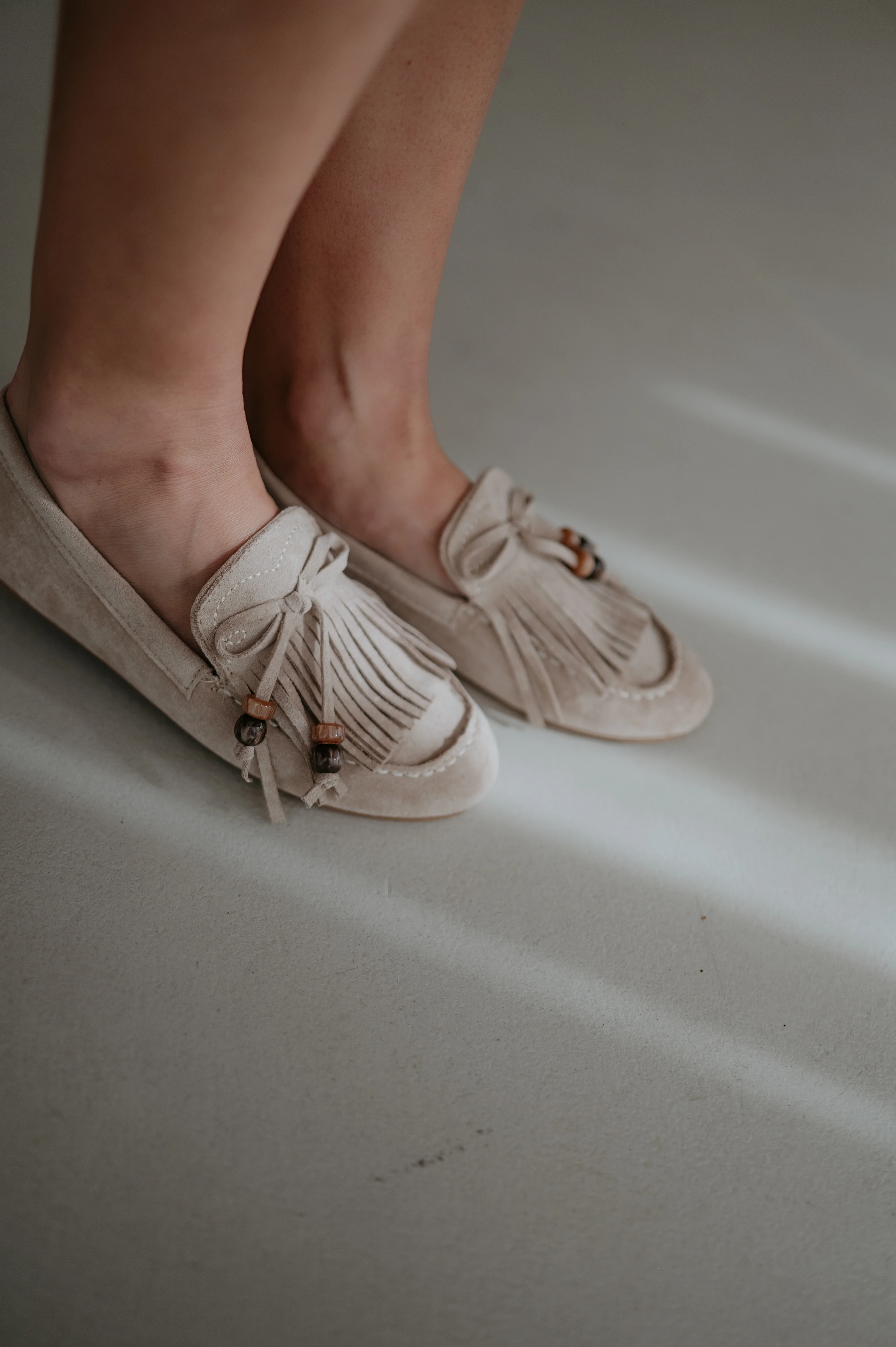Drevide loafers I Beige - Image 2