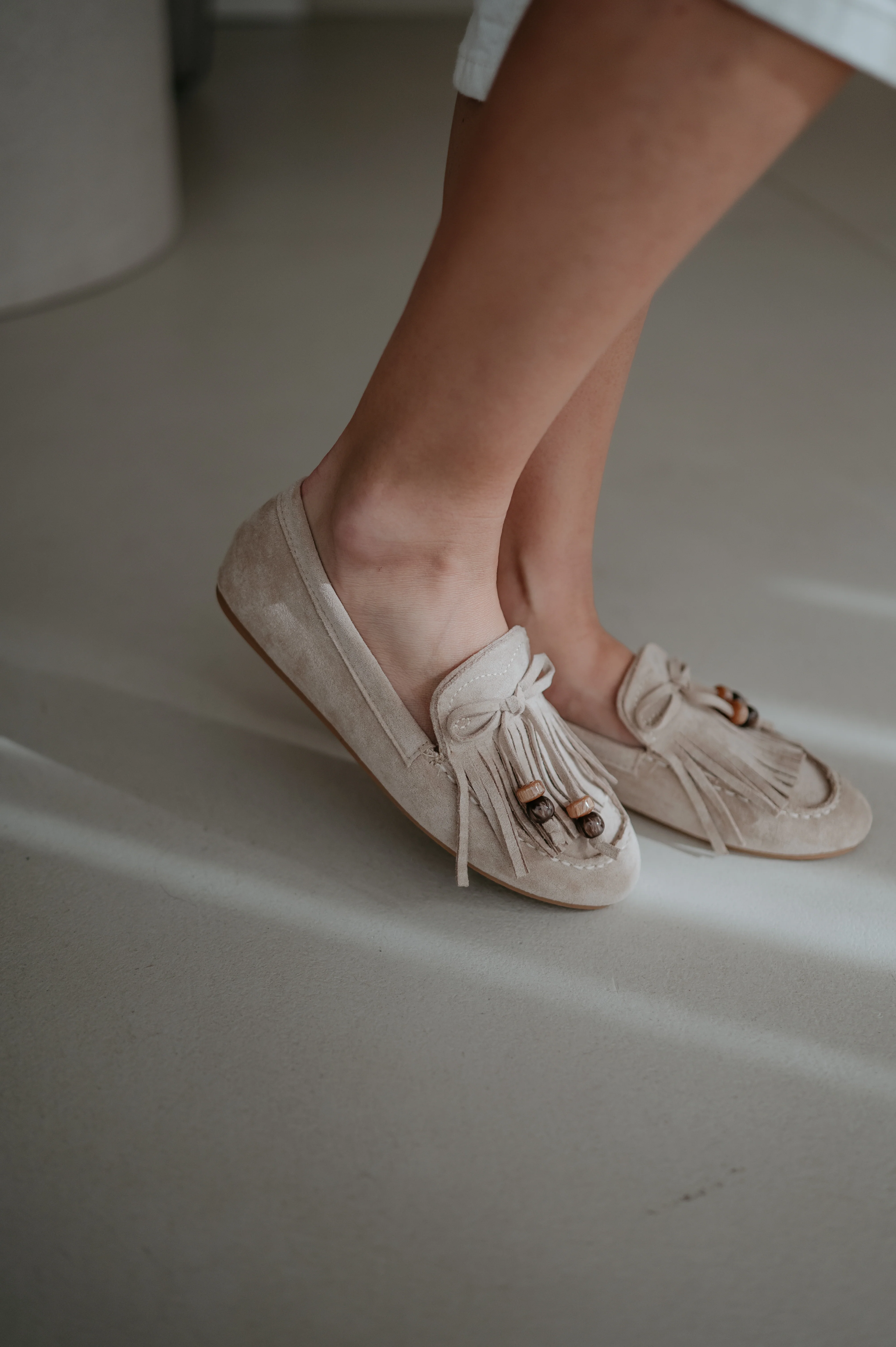 Drevide loafers I Beige - Image 3