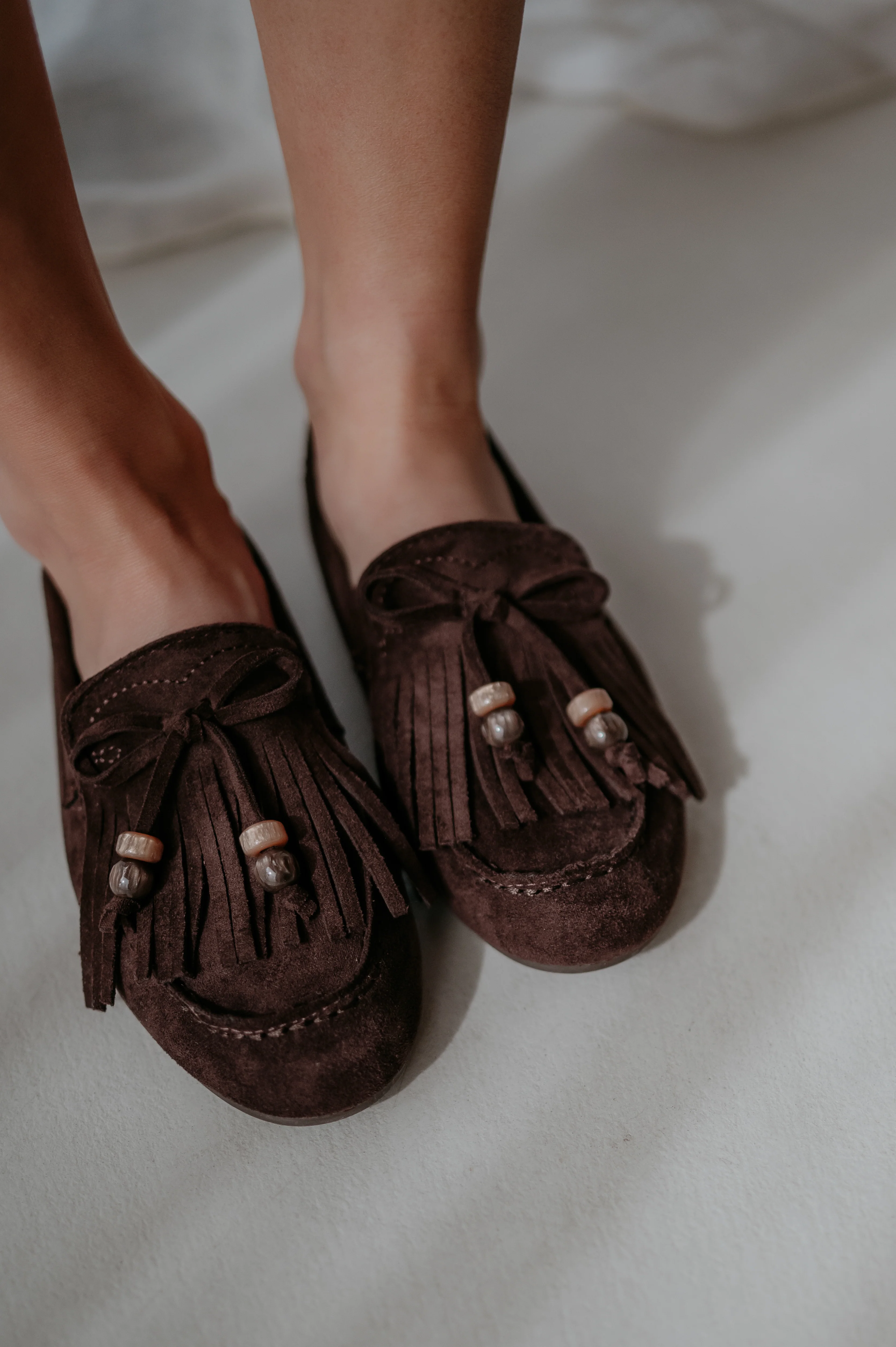 Drevide loafers I Chocolate Brown - Image 3