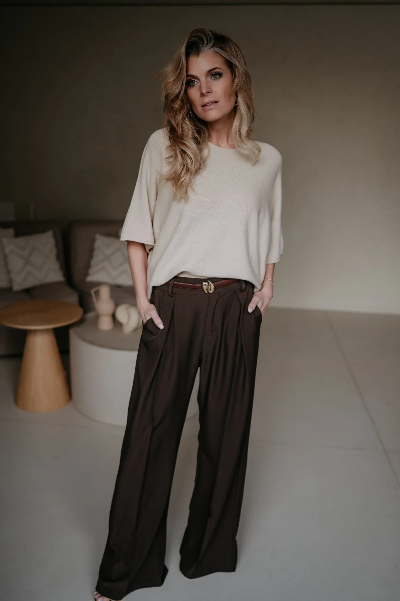 Ebide knit I Beige - Image 3