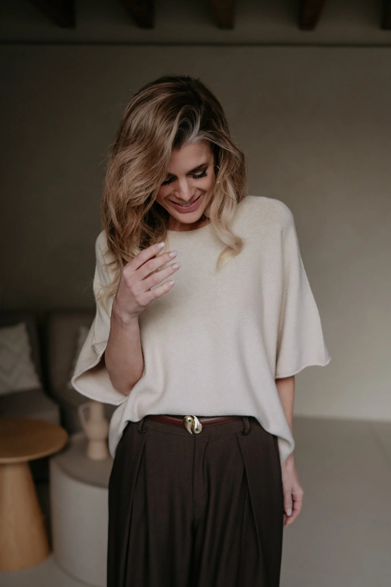 Ebide knit I Beige - Image 6