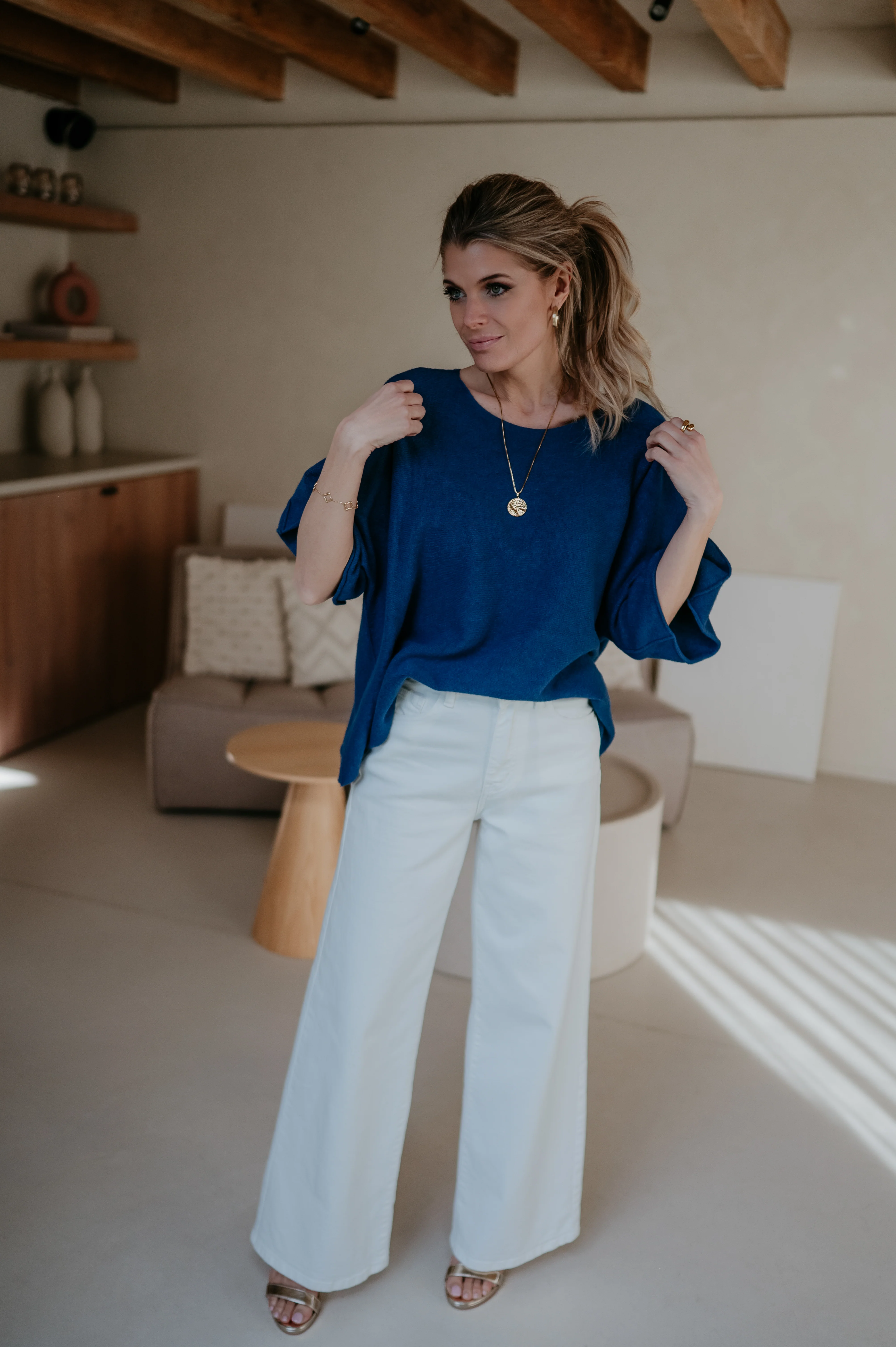 Ebide knit I Blue - Image 4