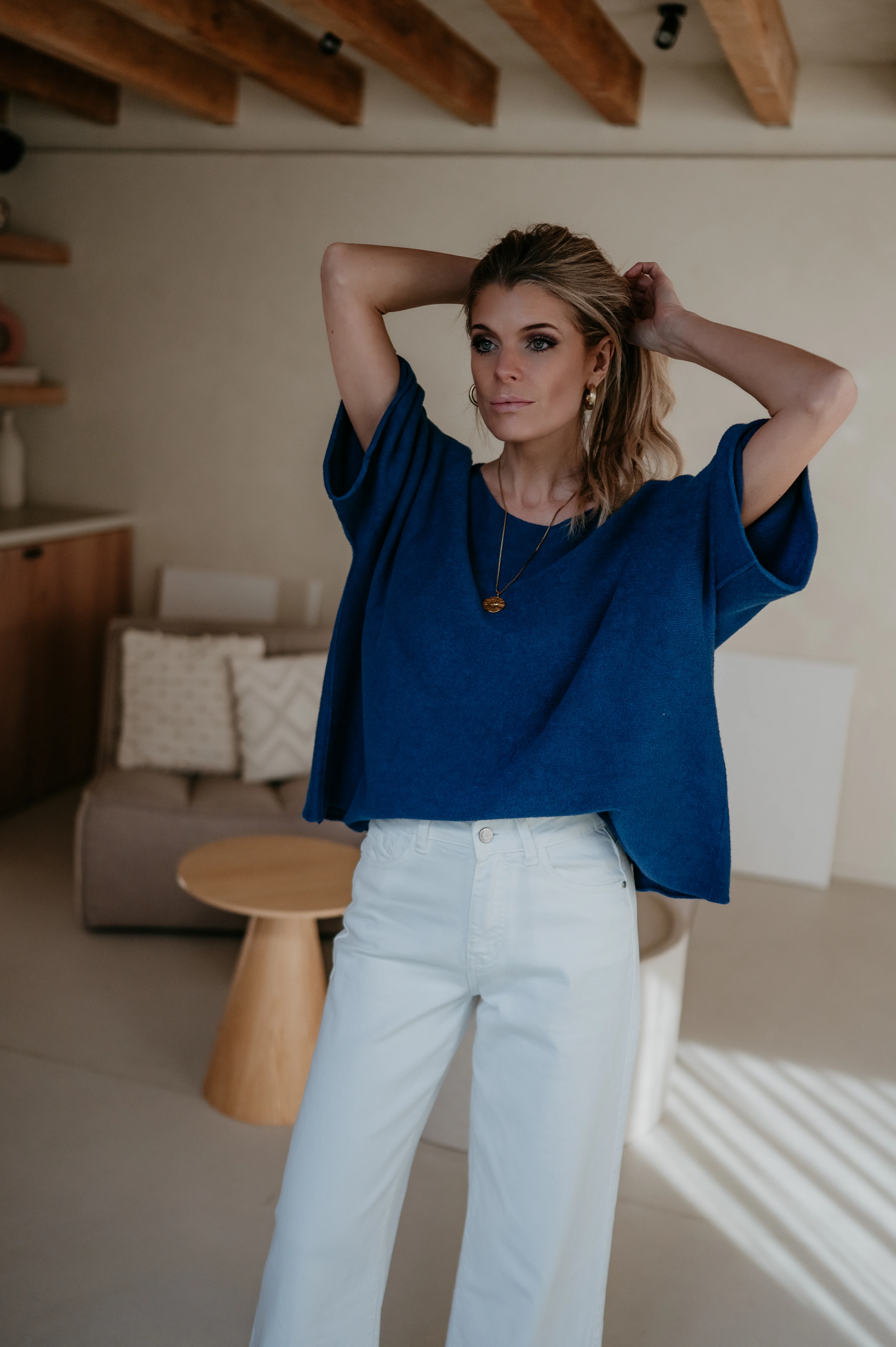 Ebide knit I Blue - Image 6