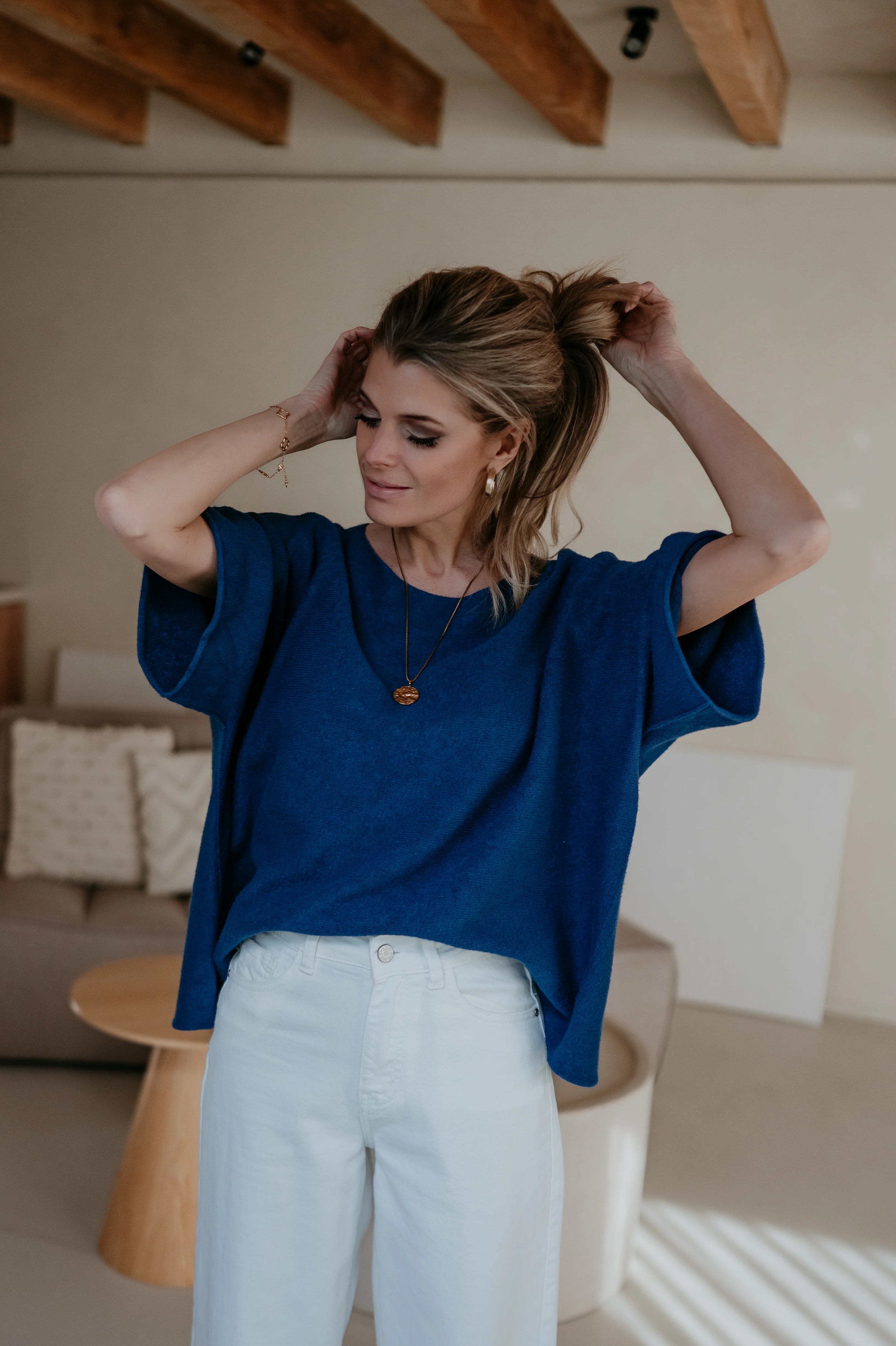 Ebide knit I Blue - Image 8
