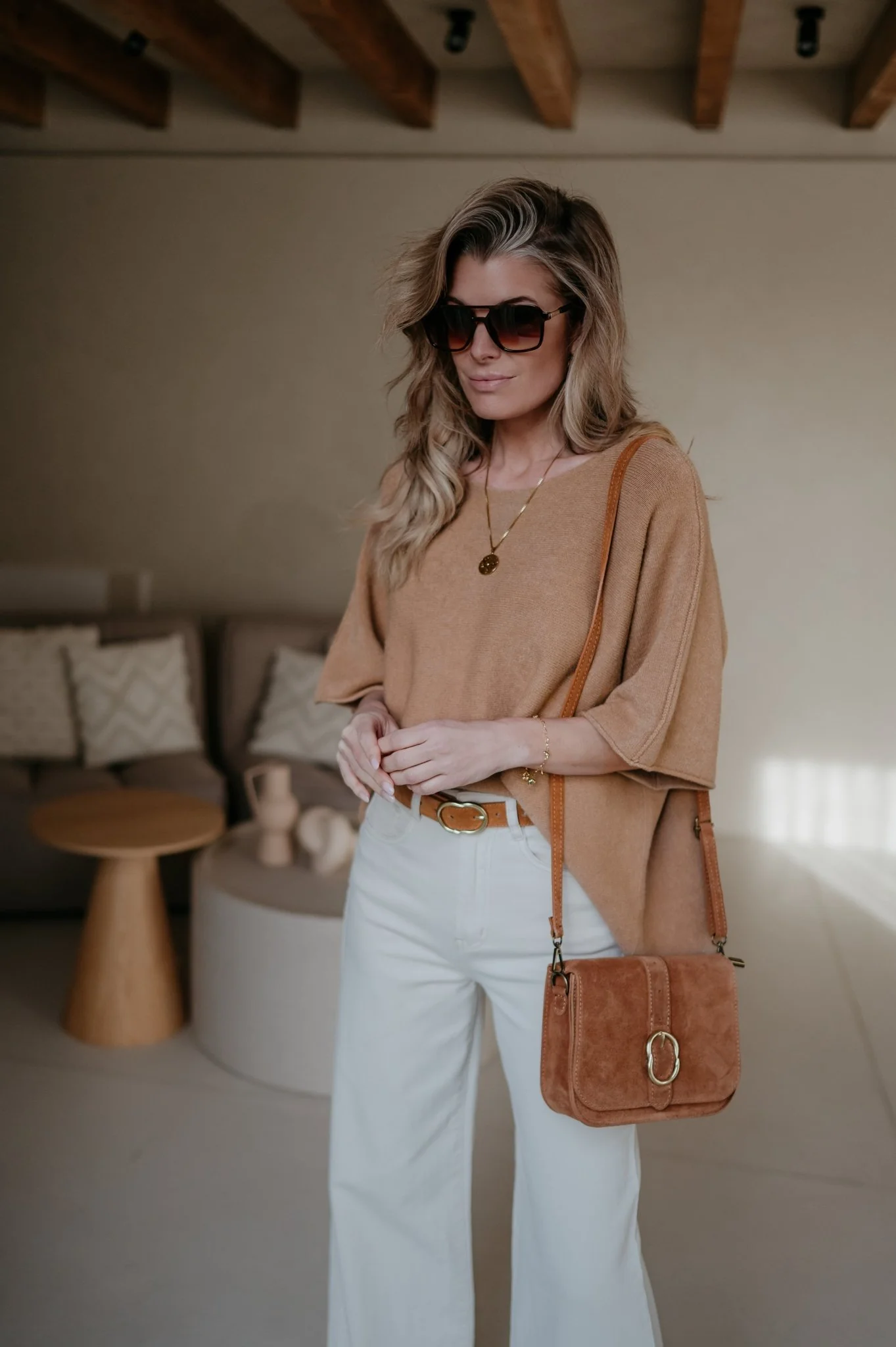 Ebide knit I Camel - Image 11