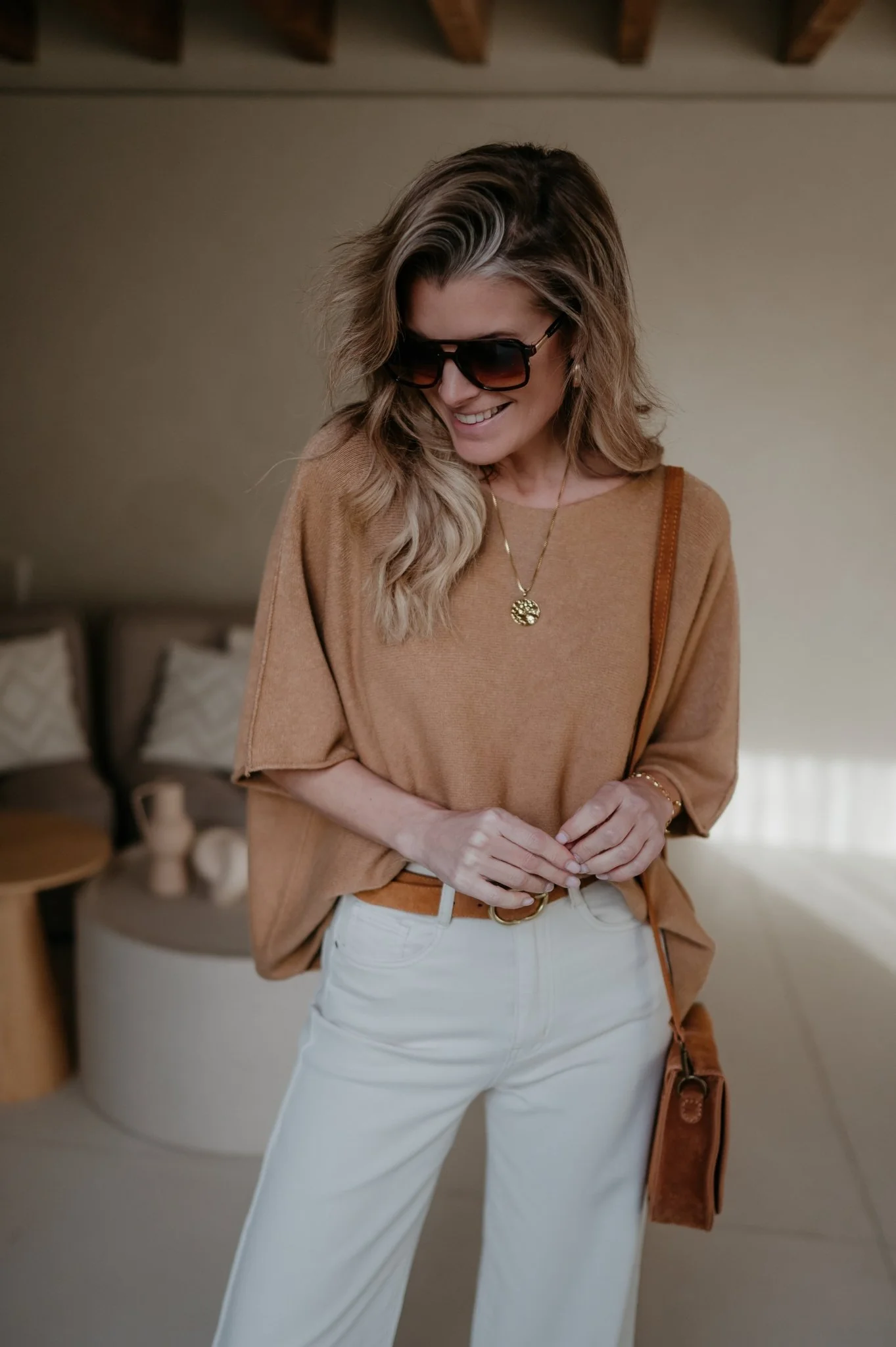 Ebide knit I Camel - Image 12