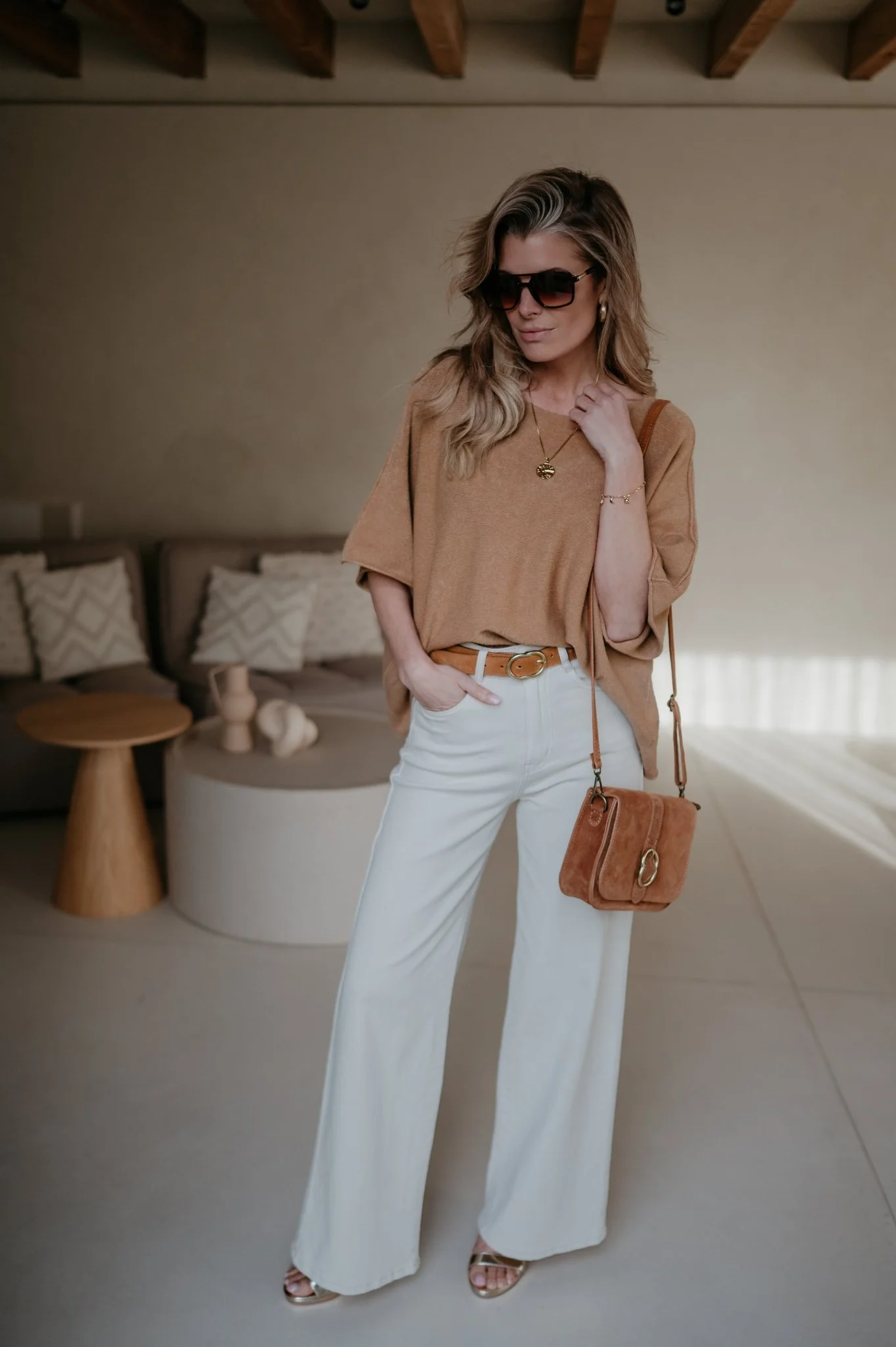 Ebide knit I Camel - Image 3
