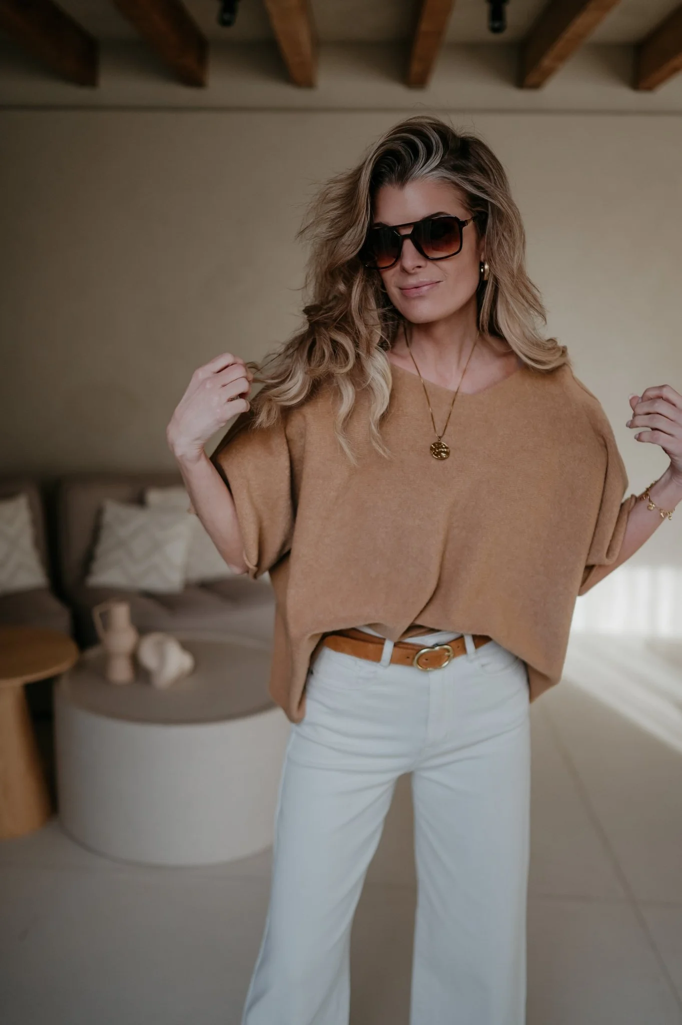 Ebide knit I Camel - Image 4
