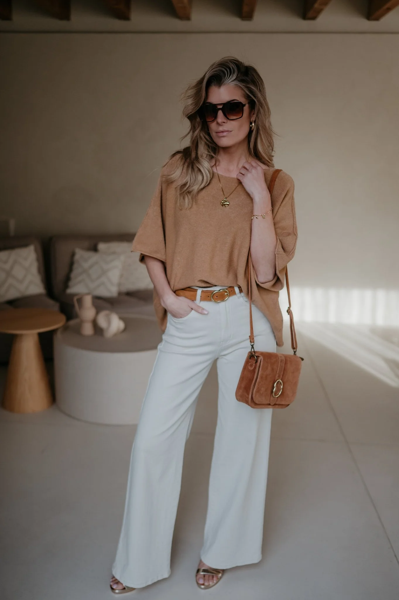 Ebide knit I Camel - Image 5