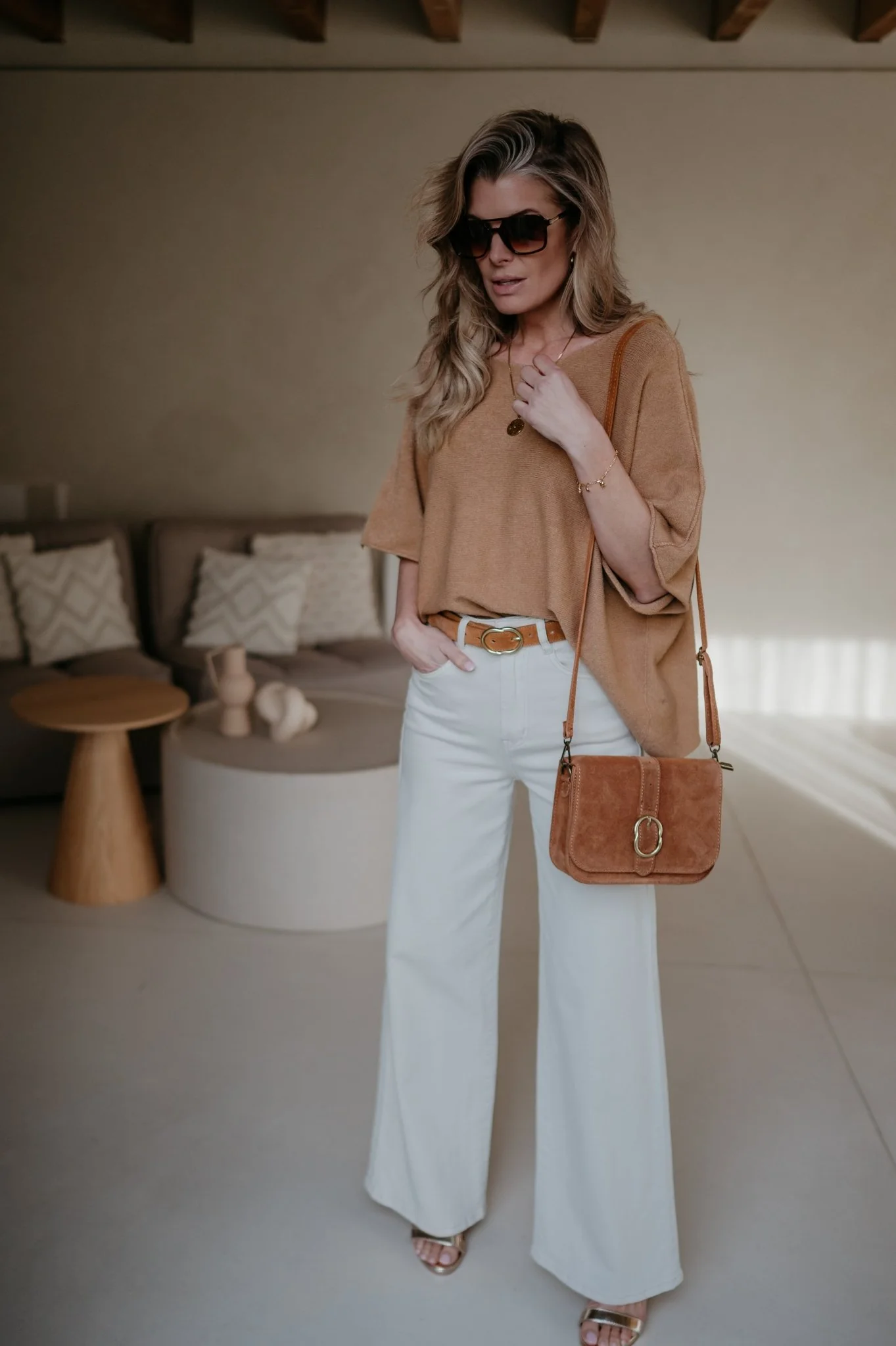 Ebide knit I Camel - Image 8