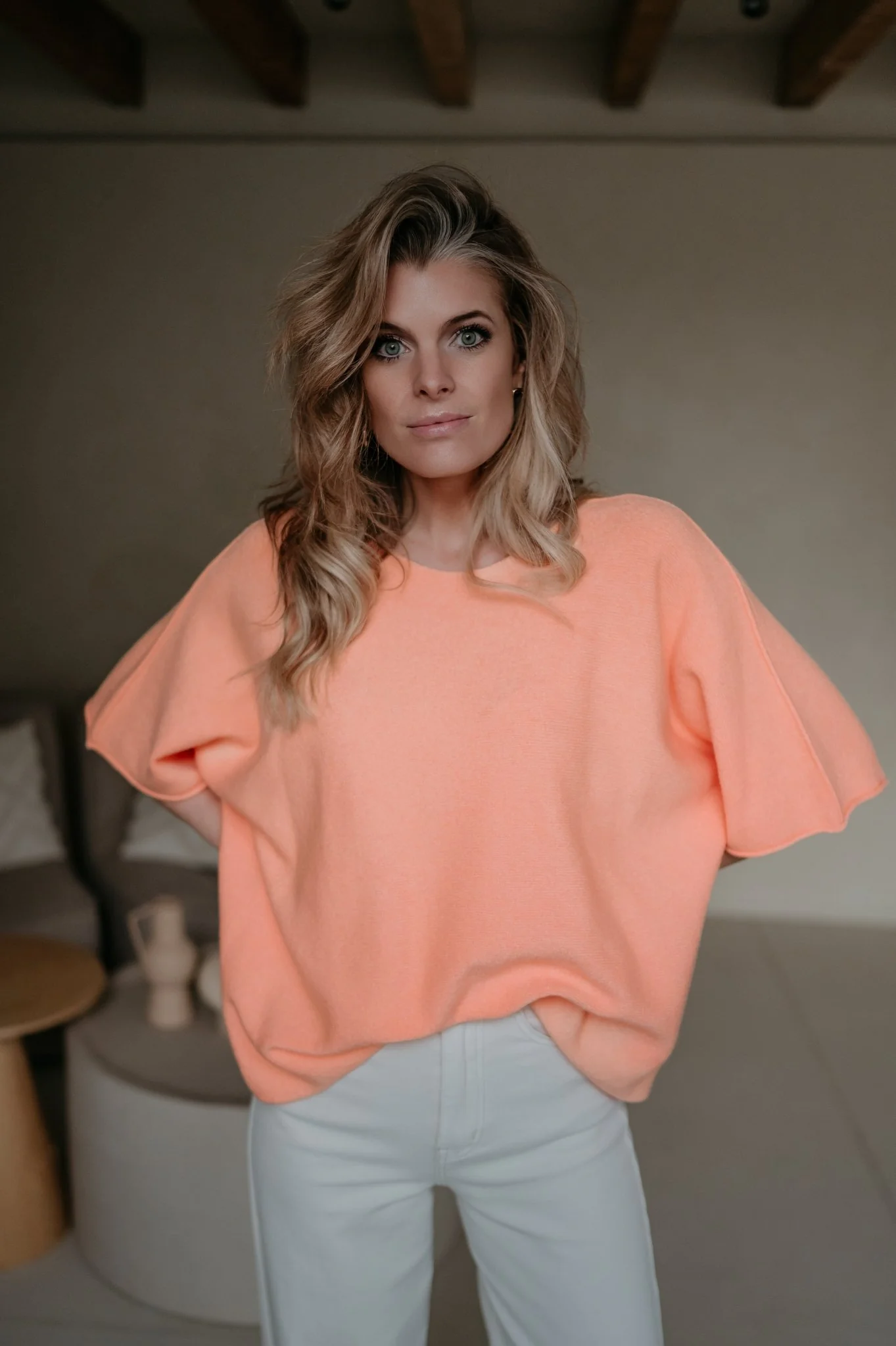 Ebide knit I Peach - Image 14