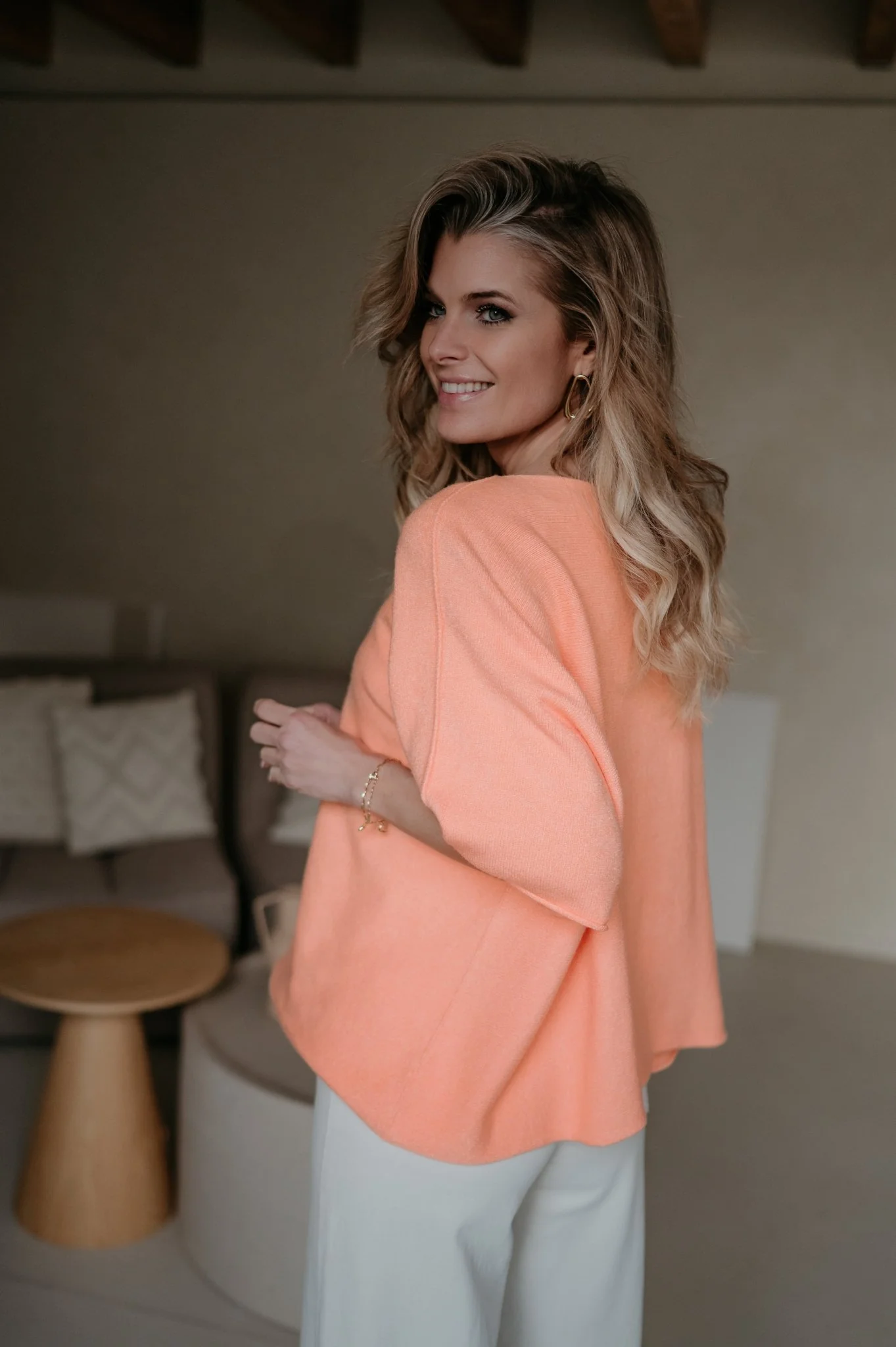 Ebide knit I Peach - Image 3