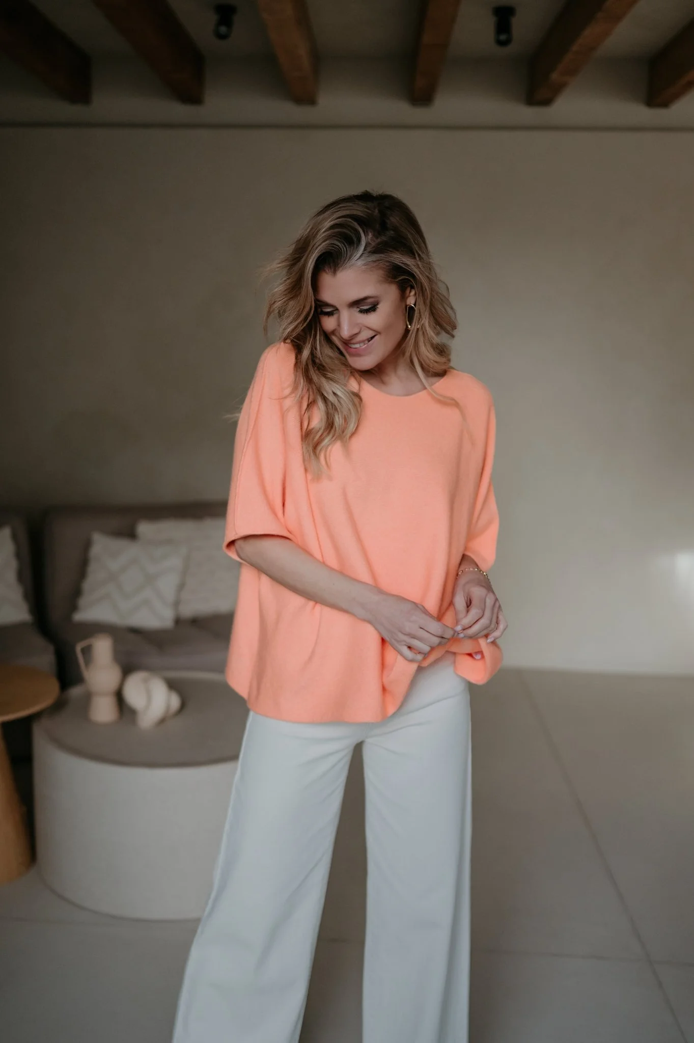 Ebide knit I Peach - Image 4