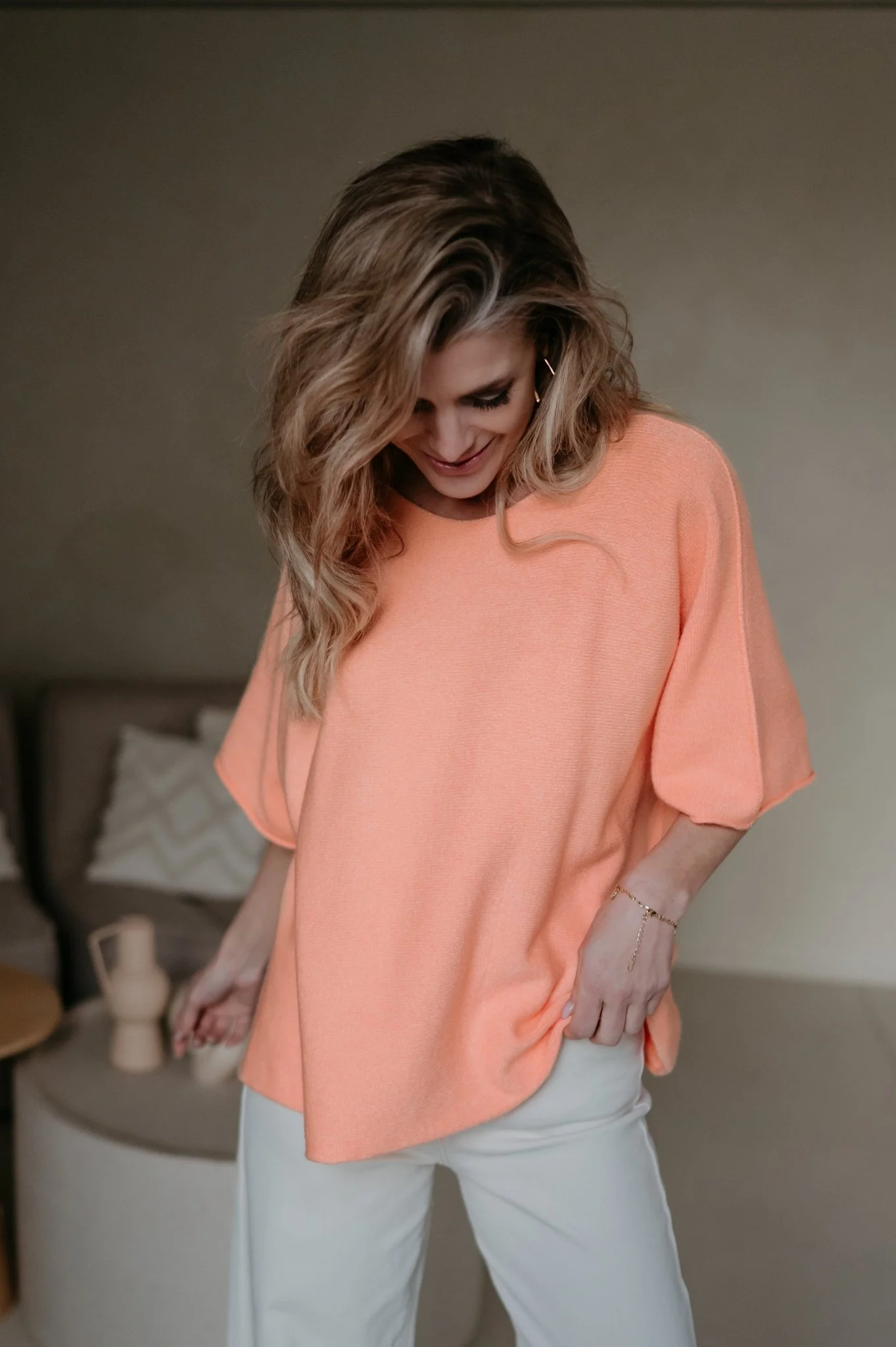 Ebide knit I Peach - Image 5