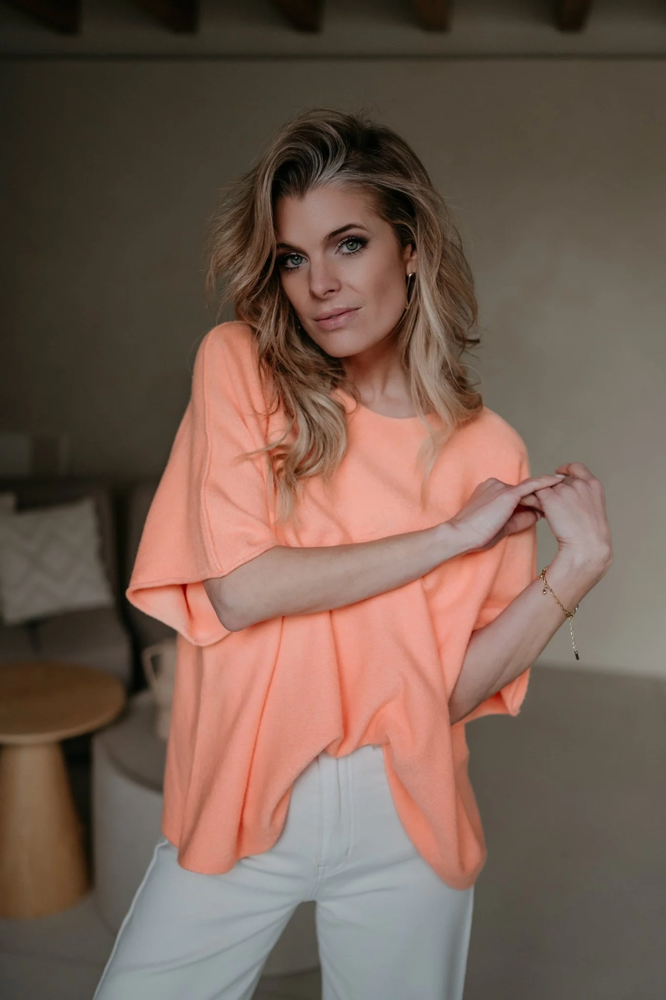 Ebide knit I Peach - Image 8