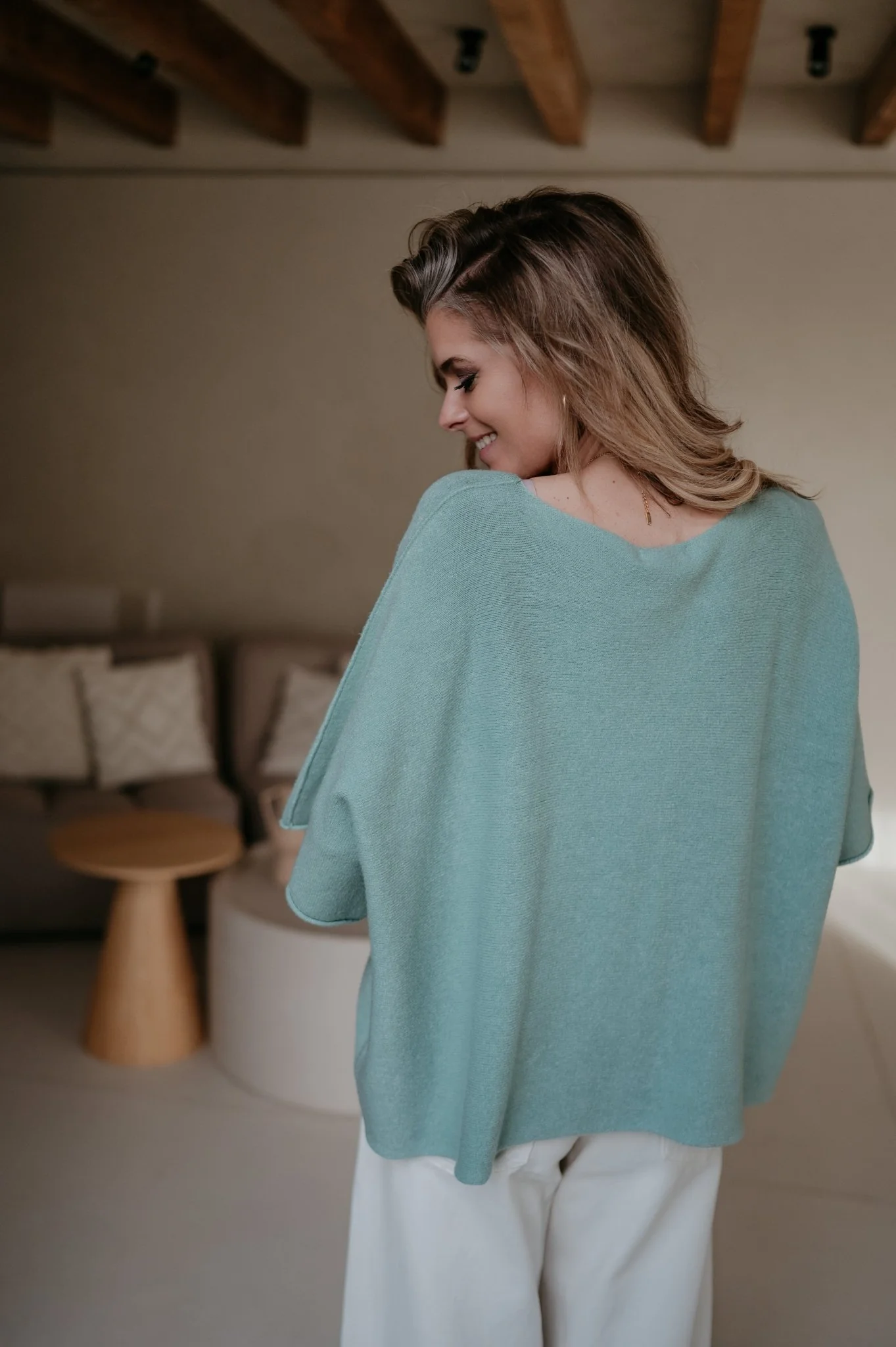 Ebide knit I Turquoise - Image 5