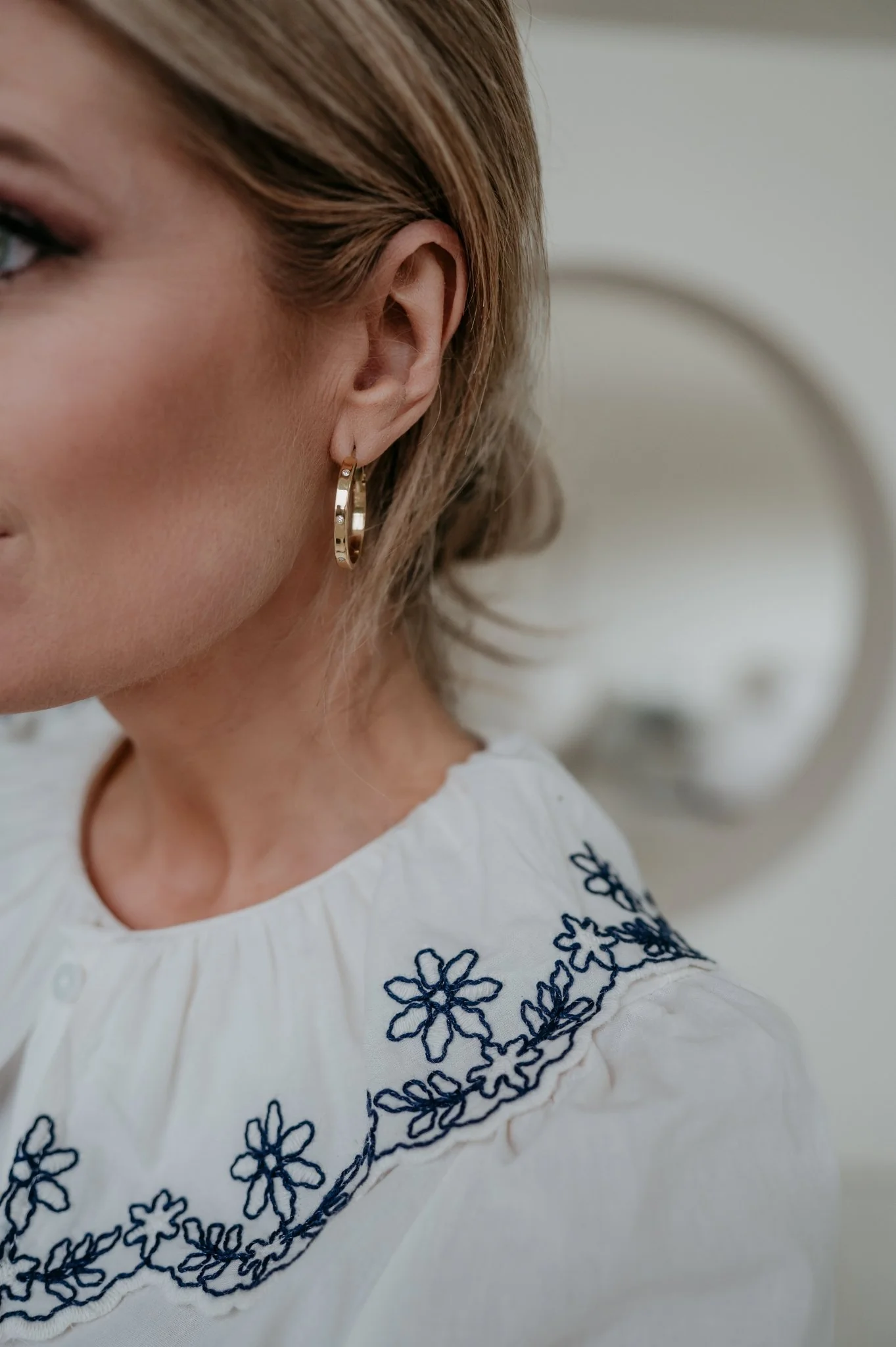 Ecta earrings I Gold