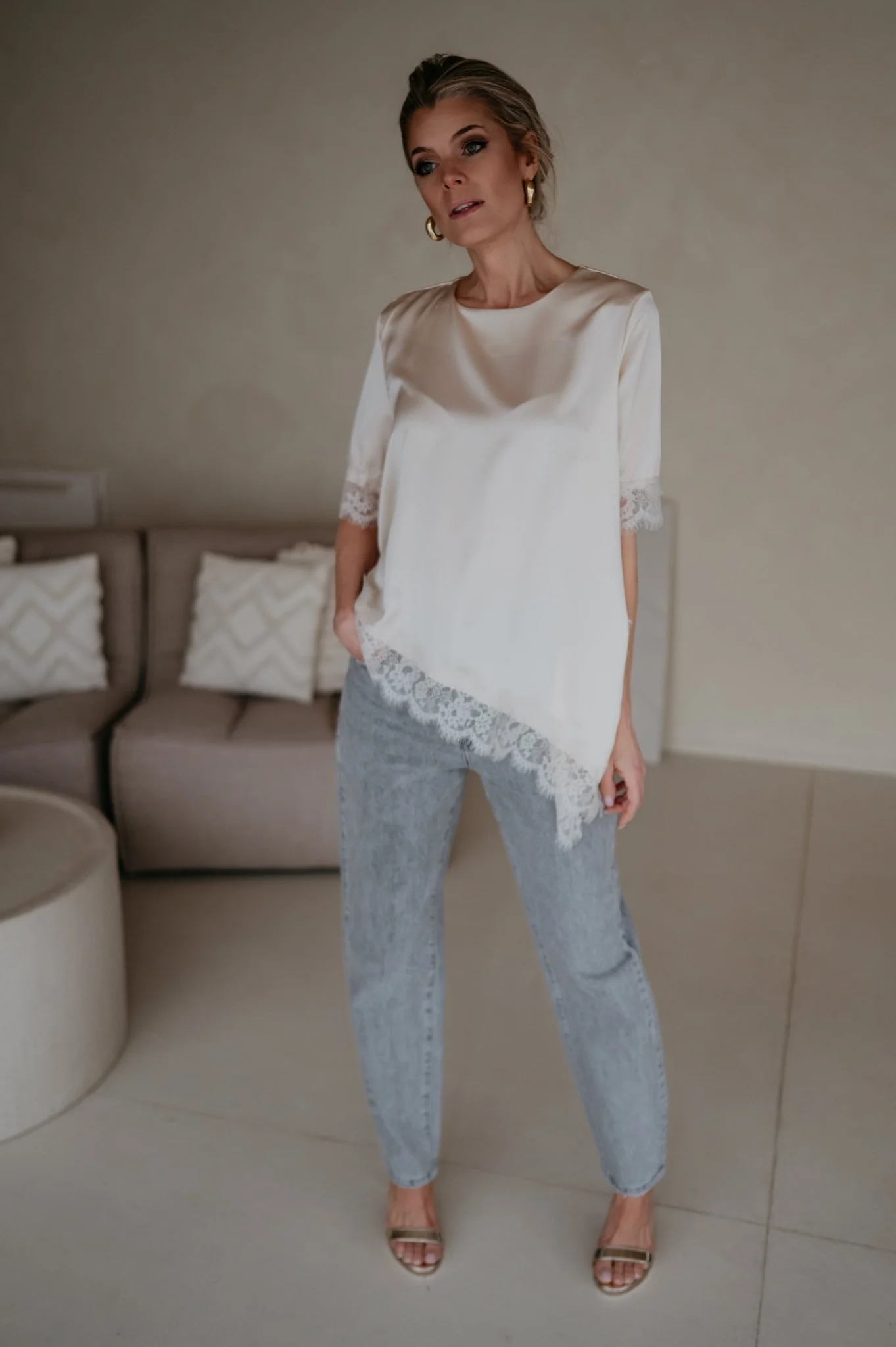 Elece top I Beige - Image 11