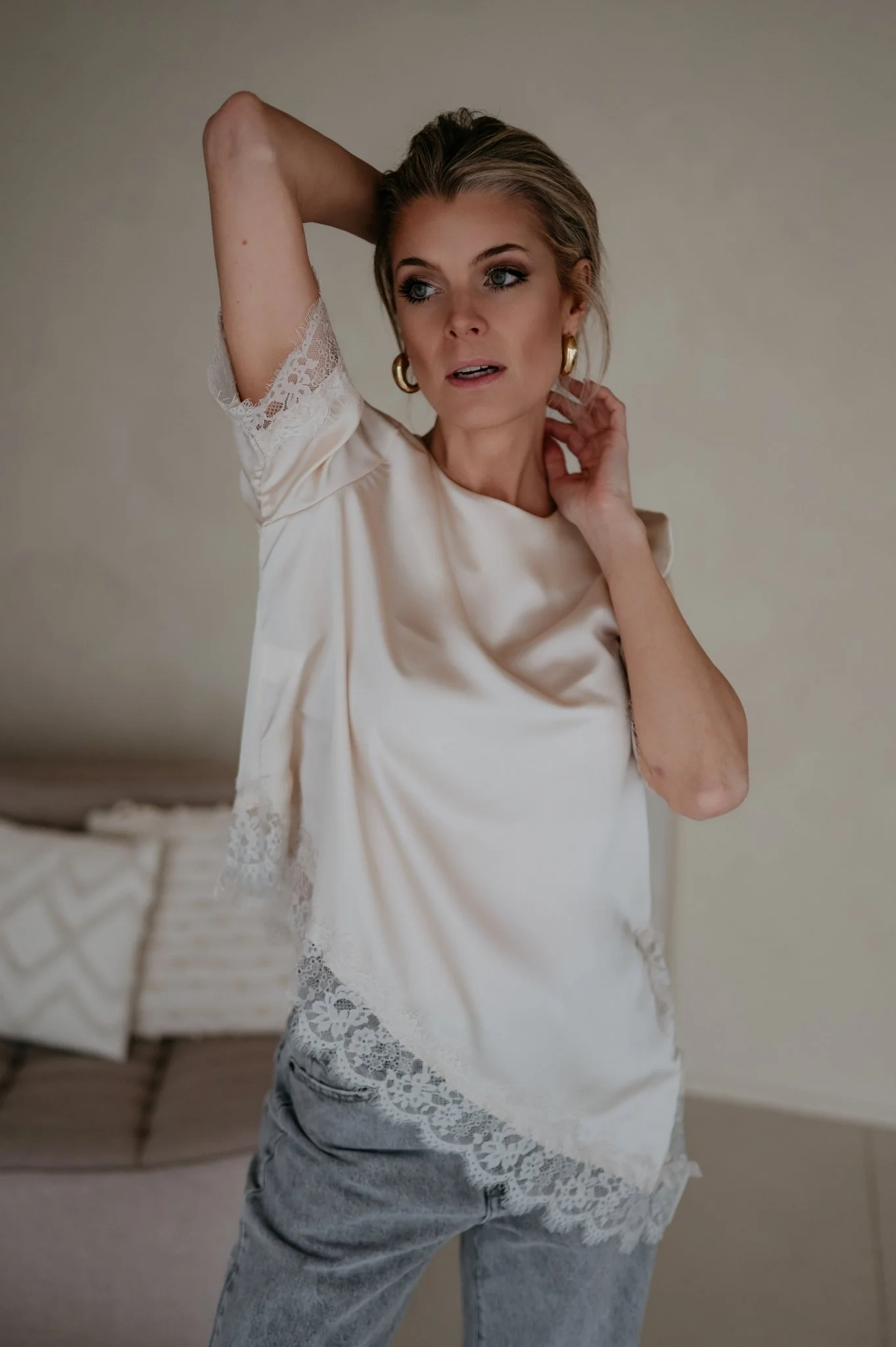 Elece top I Beige - Image 4