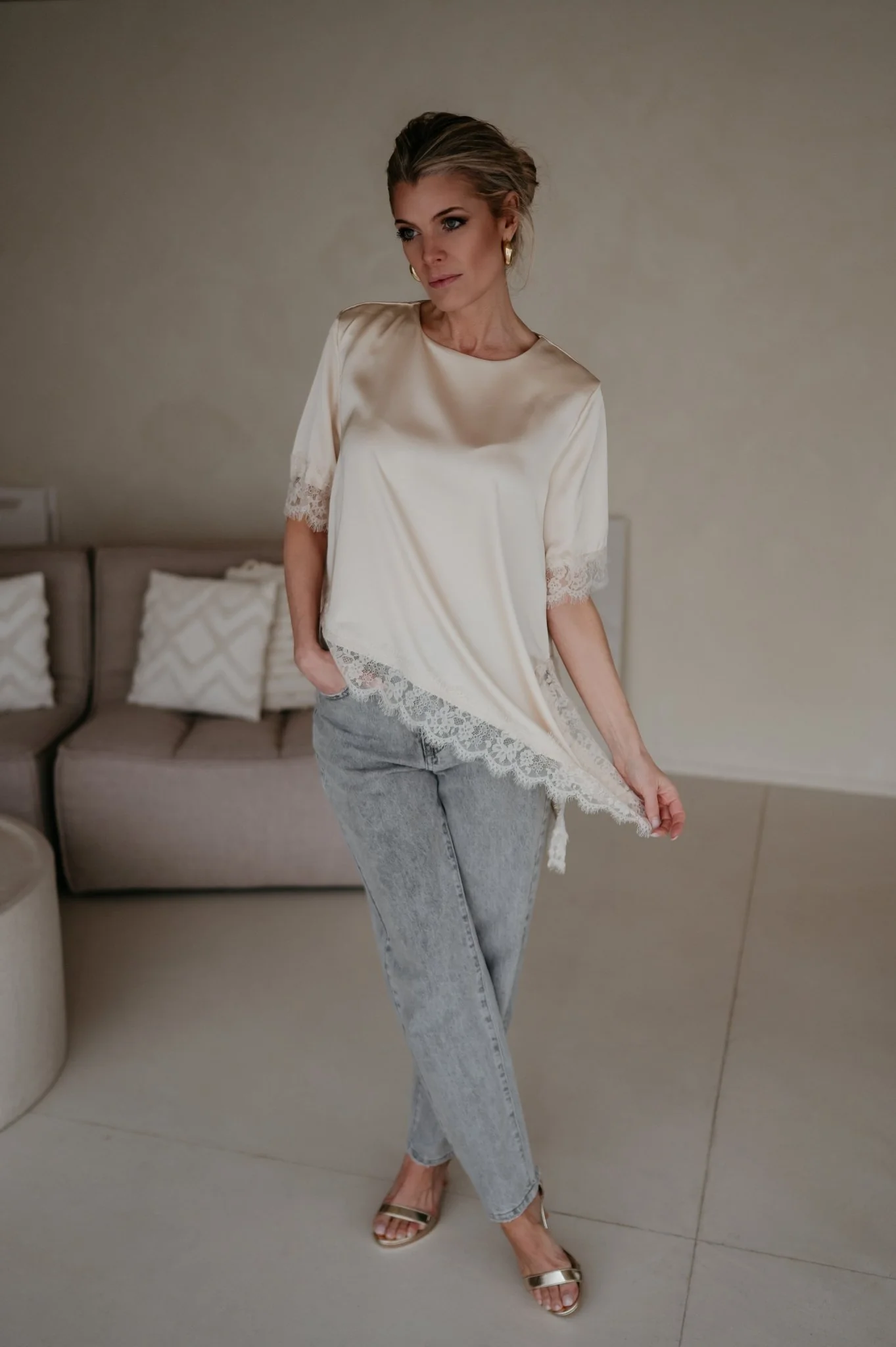 Elece top I Beige - Image 5