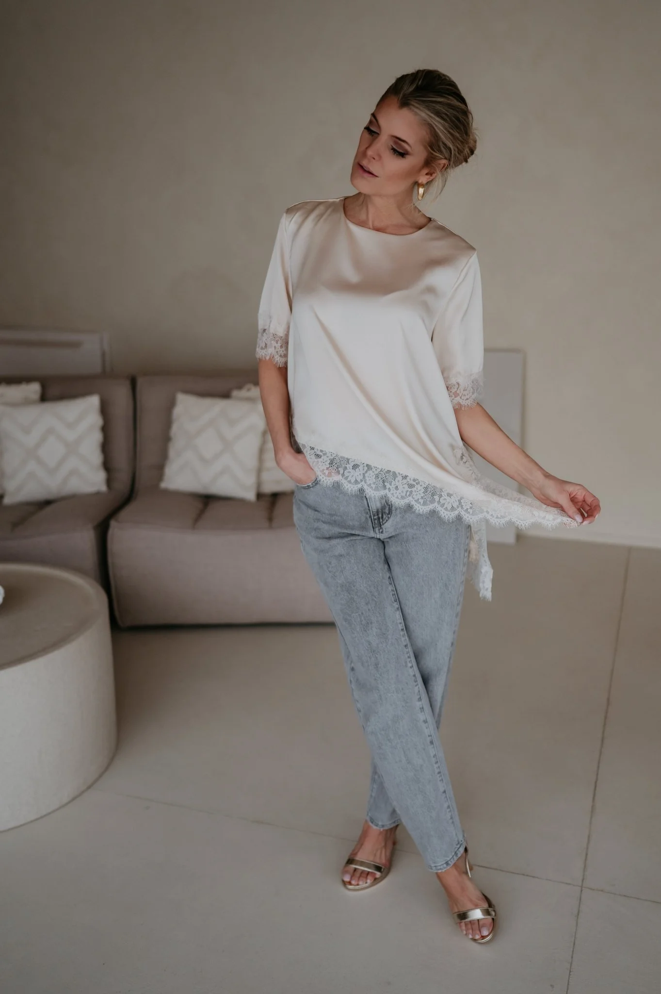 Elece top I Beige - Image 8