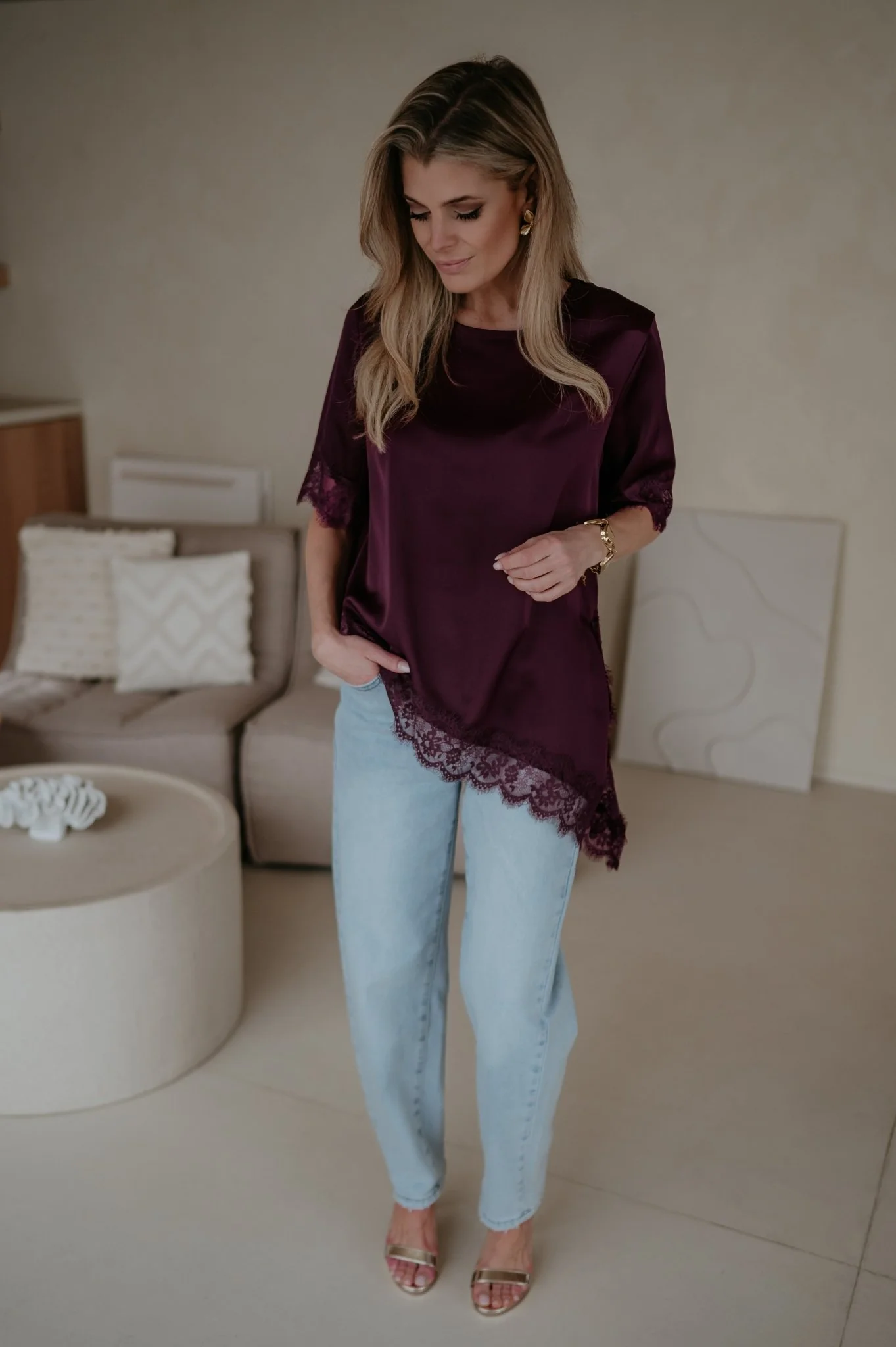 Elece top I Burgundy