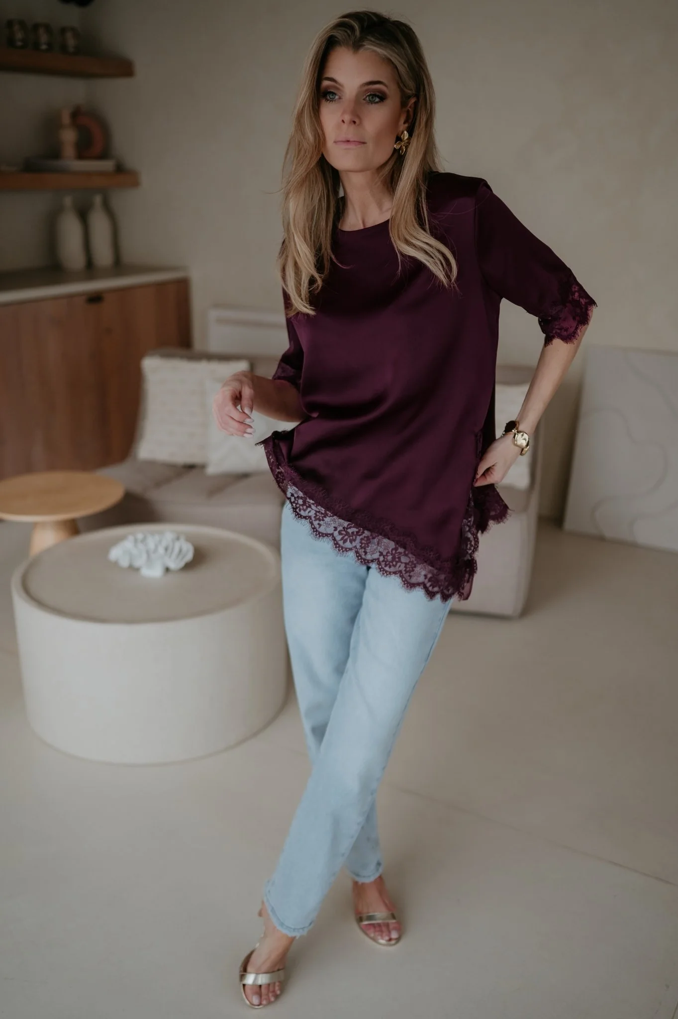 Elece top I Burgundy - Image 12