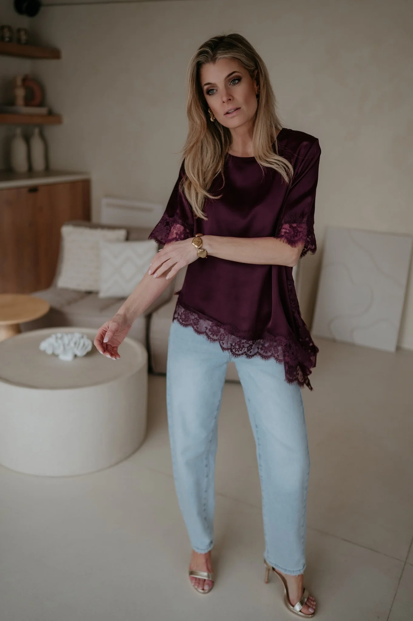 Elece top I Burgundy - Image 15