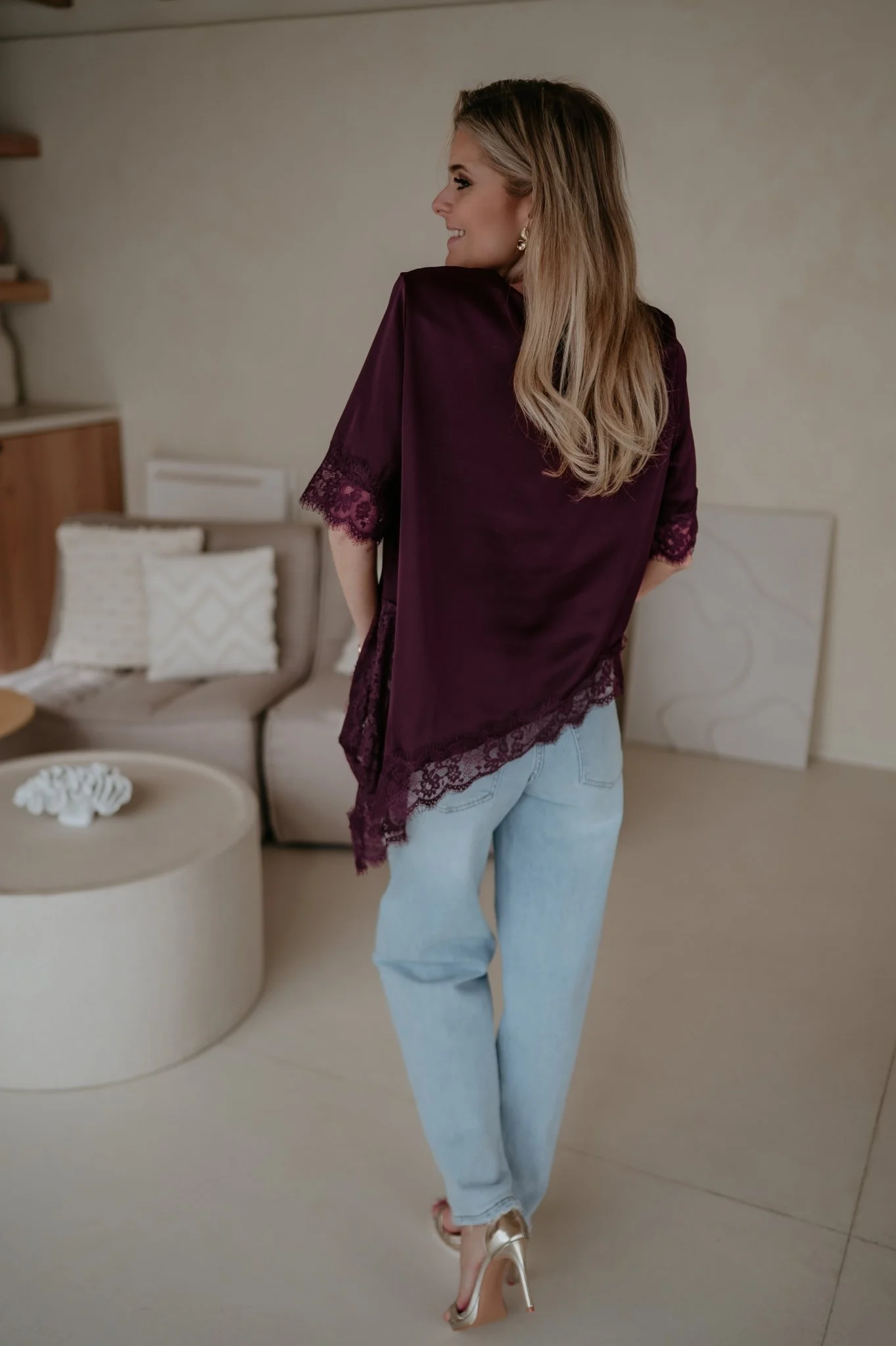Elece top I Burgundy - Image 4