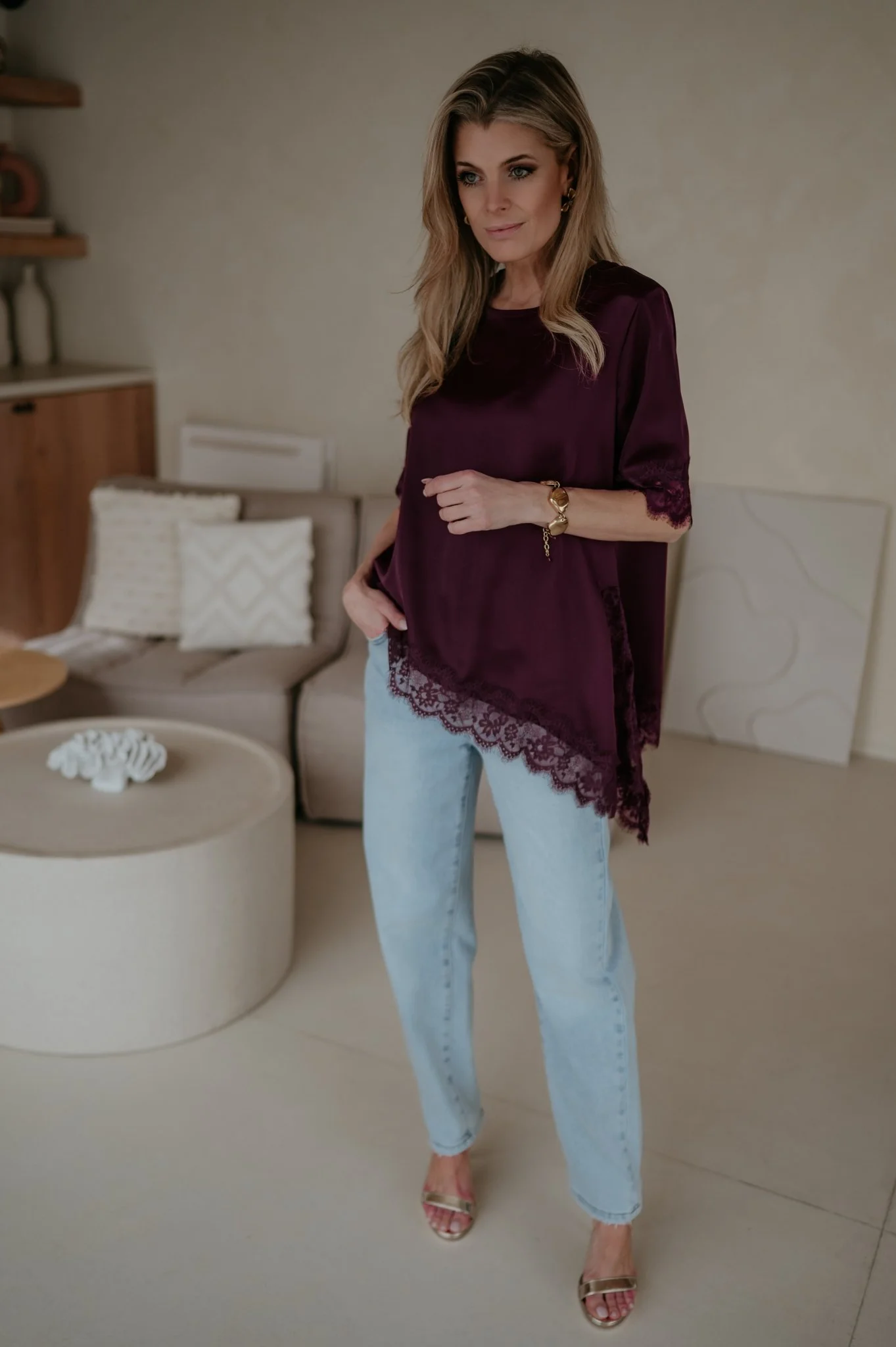 Elece top I Burgundy - Image 5