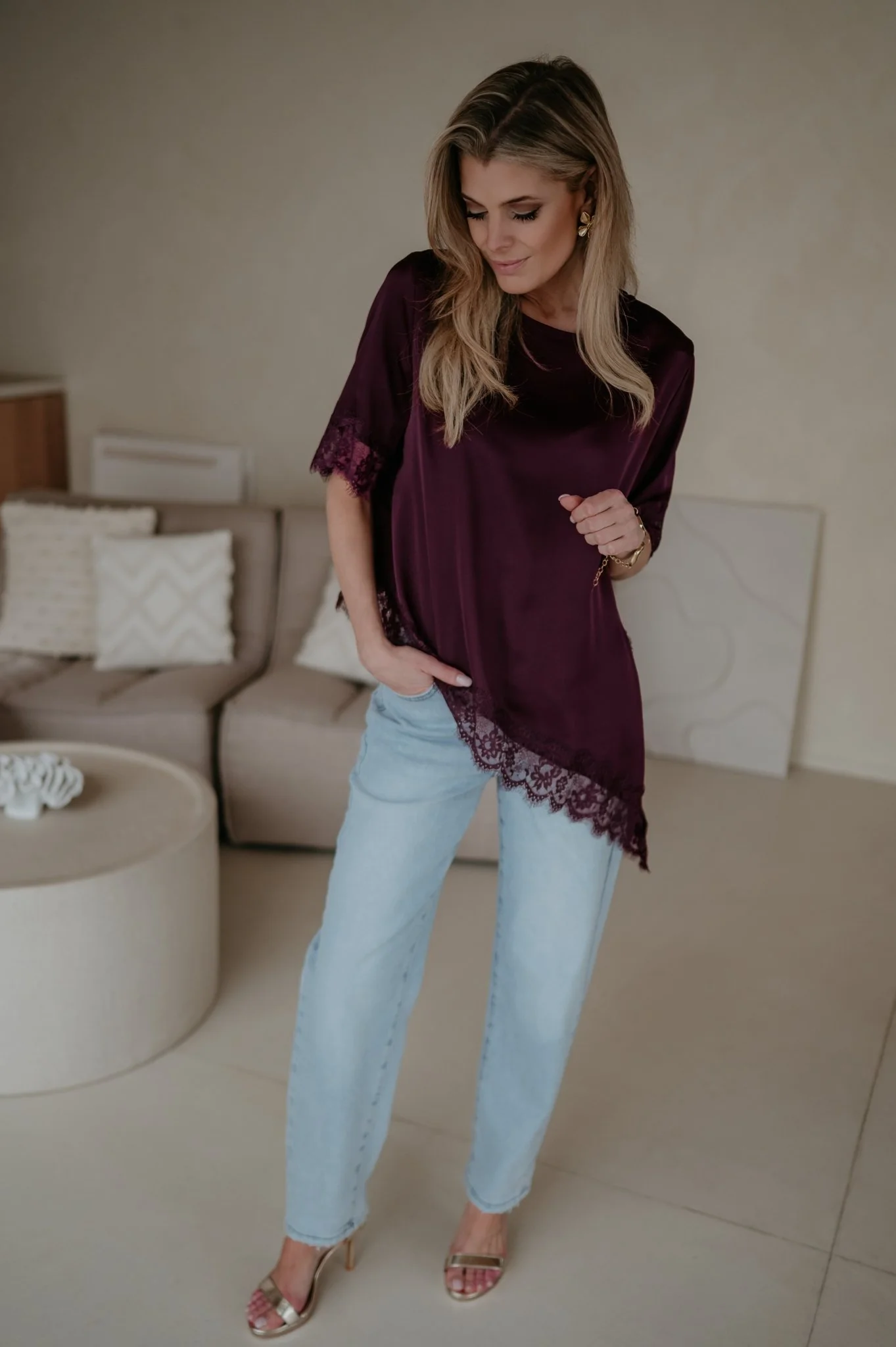 Elece top I Burgundy - Image 6