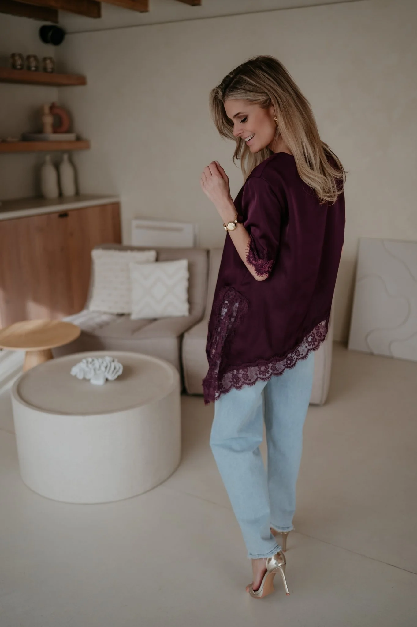 Elece top I Burgundy - Image 7