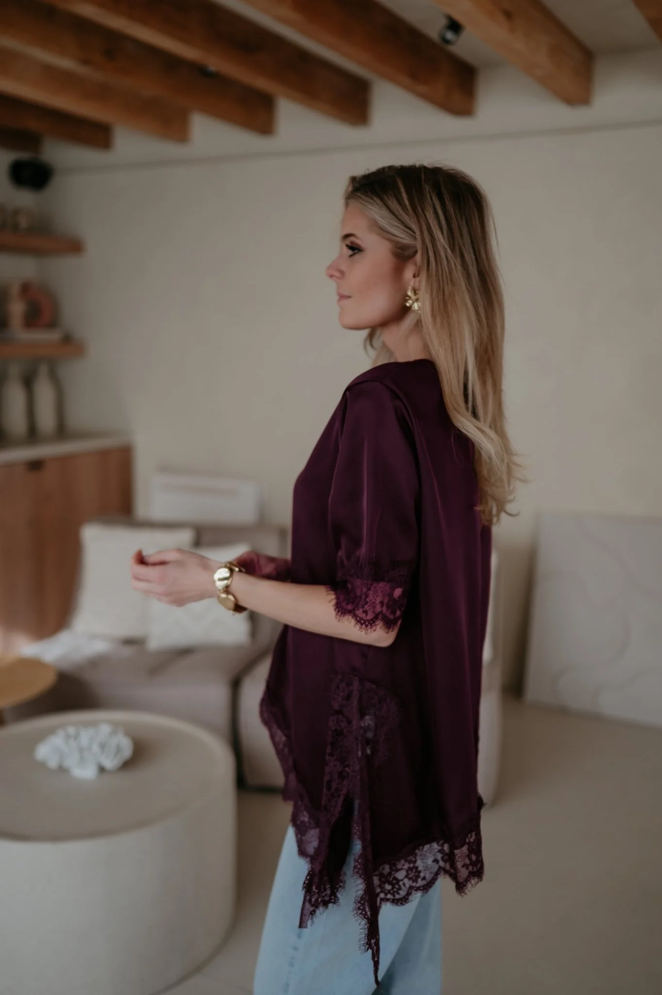 Elece top I Burgundy - Image 9