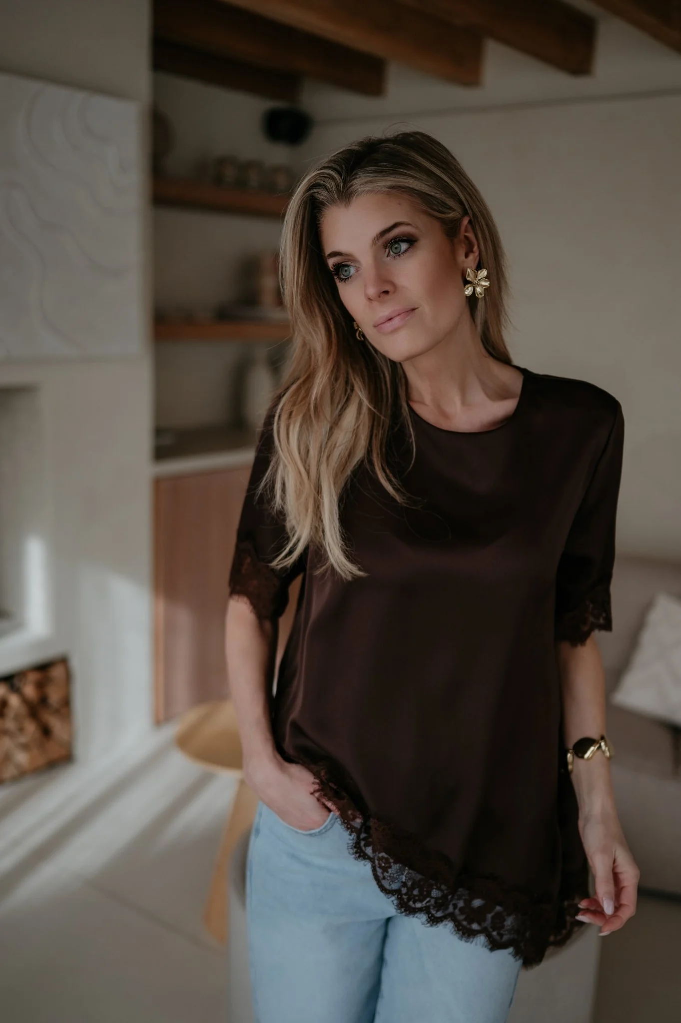 Elece top I Chocolate Brown - Image 3
