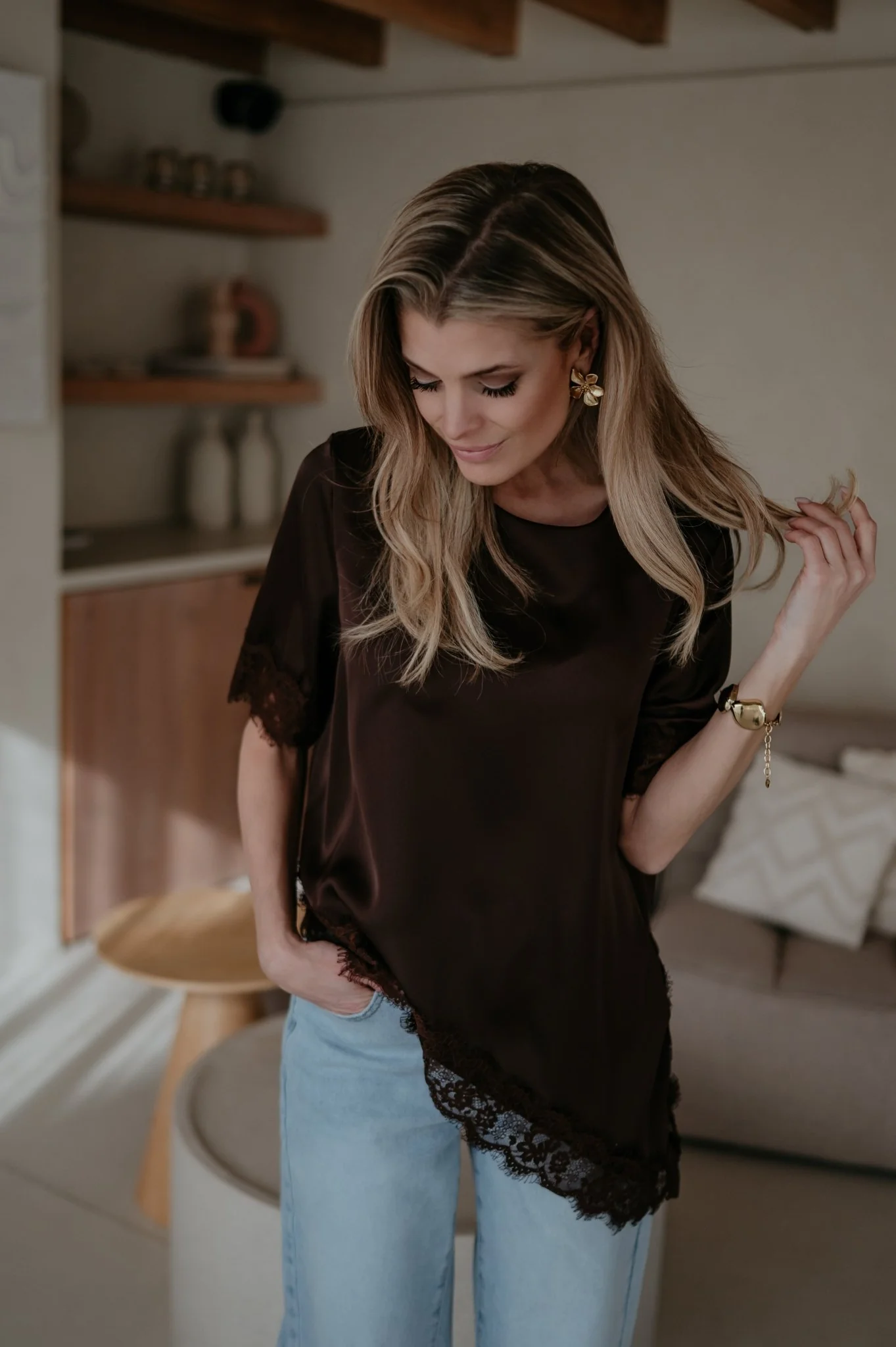 Elece top I Chocolate Brown - Image 8