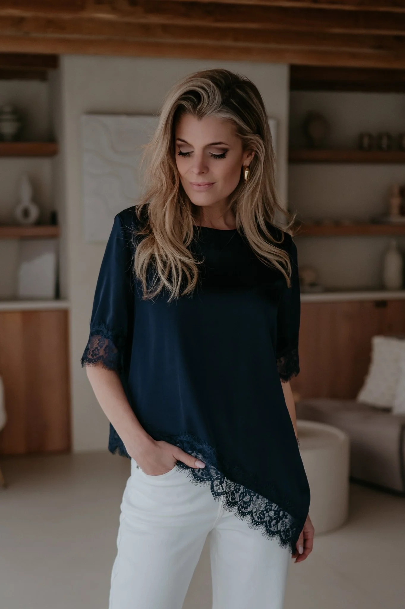 Elece top I Navy Blue