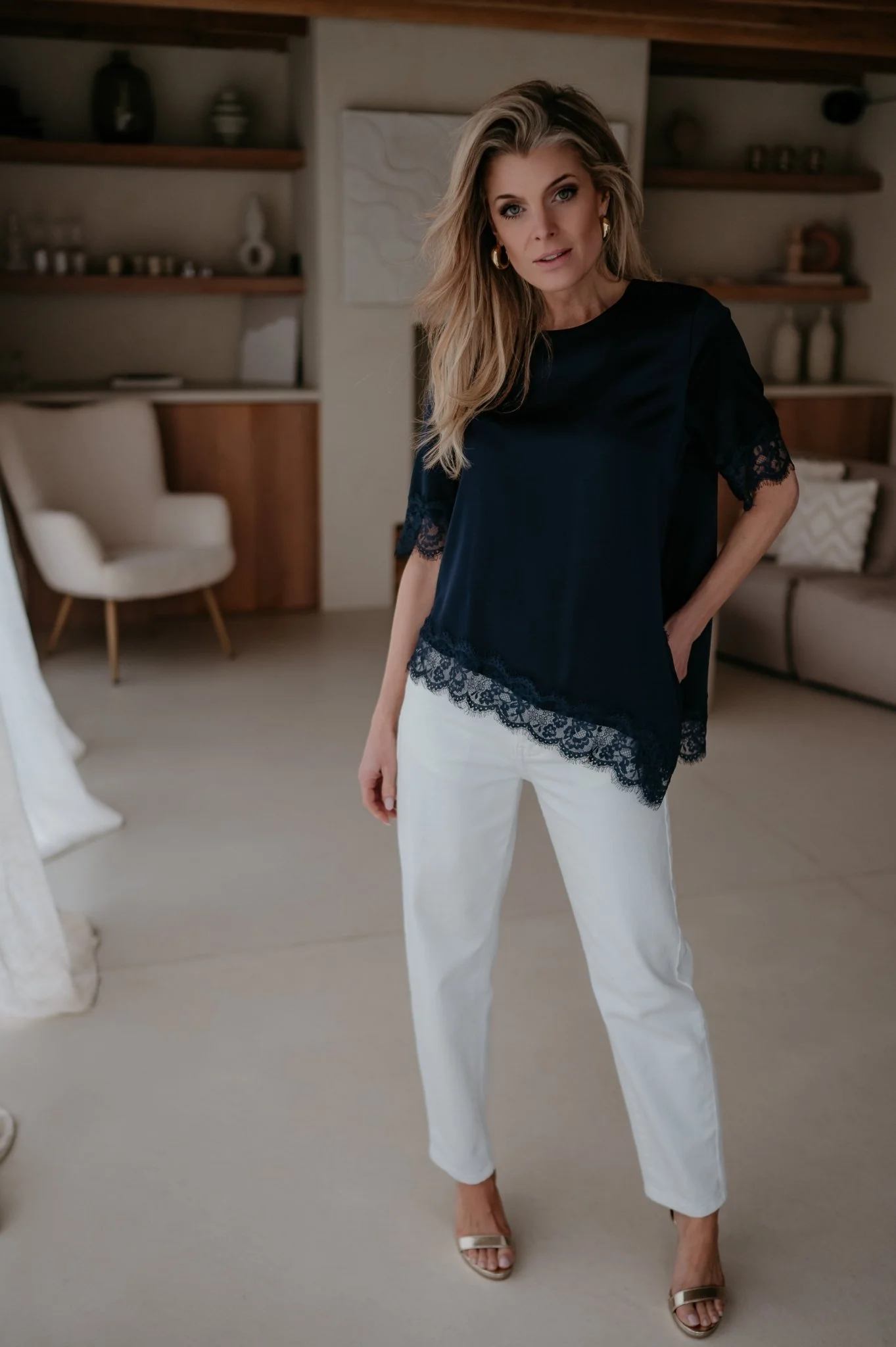 Elece top I Navy Blue - Image 2