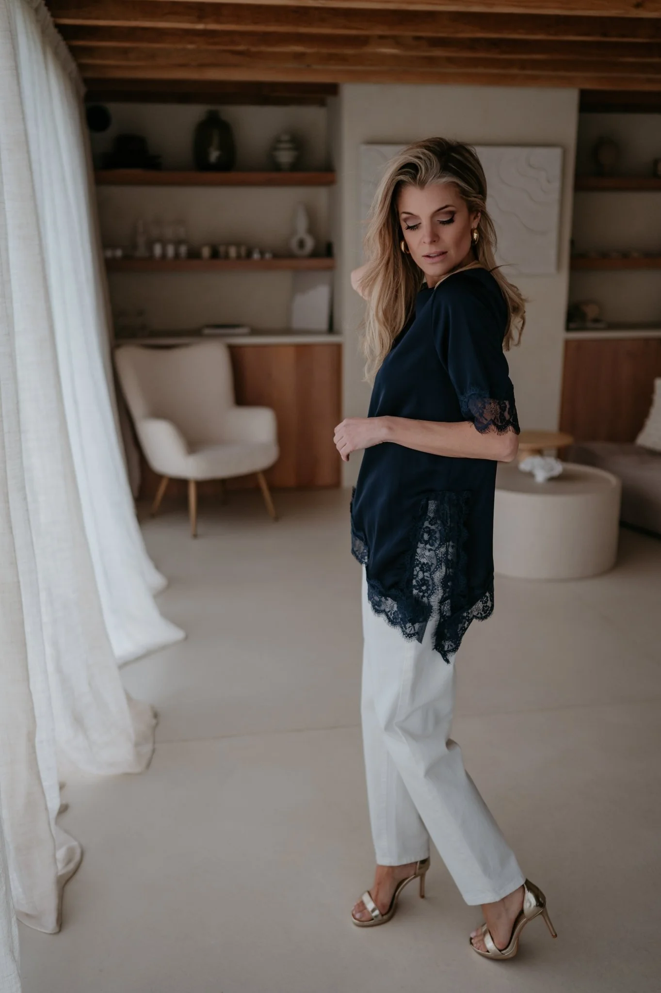 Elece top I Navy Blue - Image 6