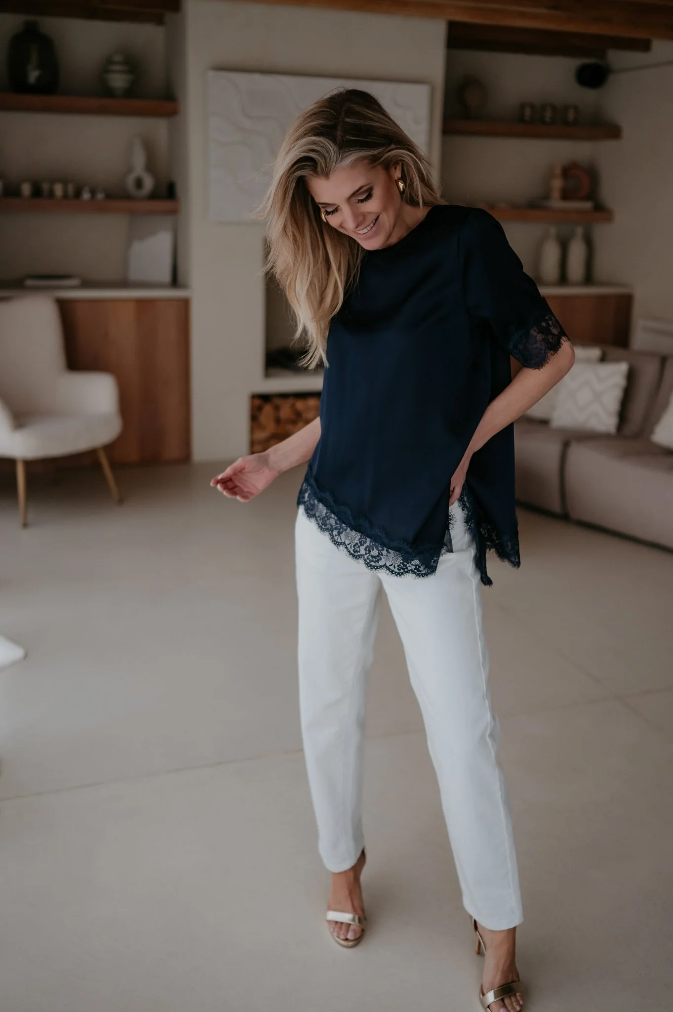 Elece top I Navy Blue - Image 7