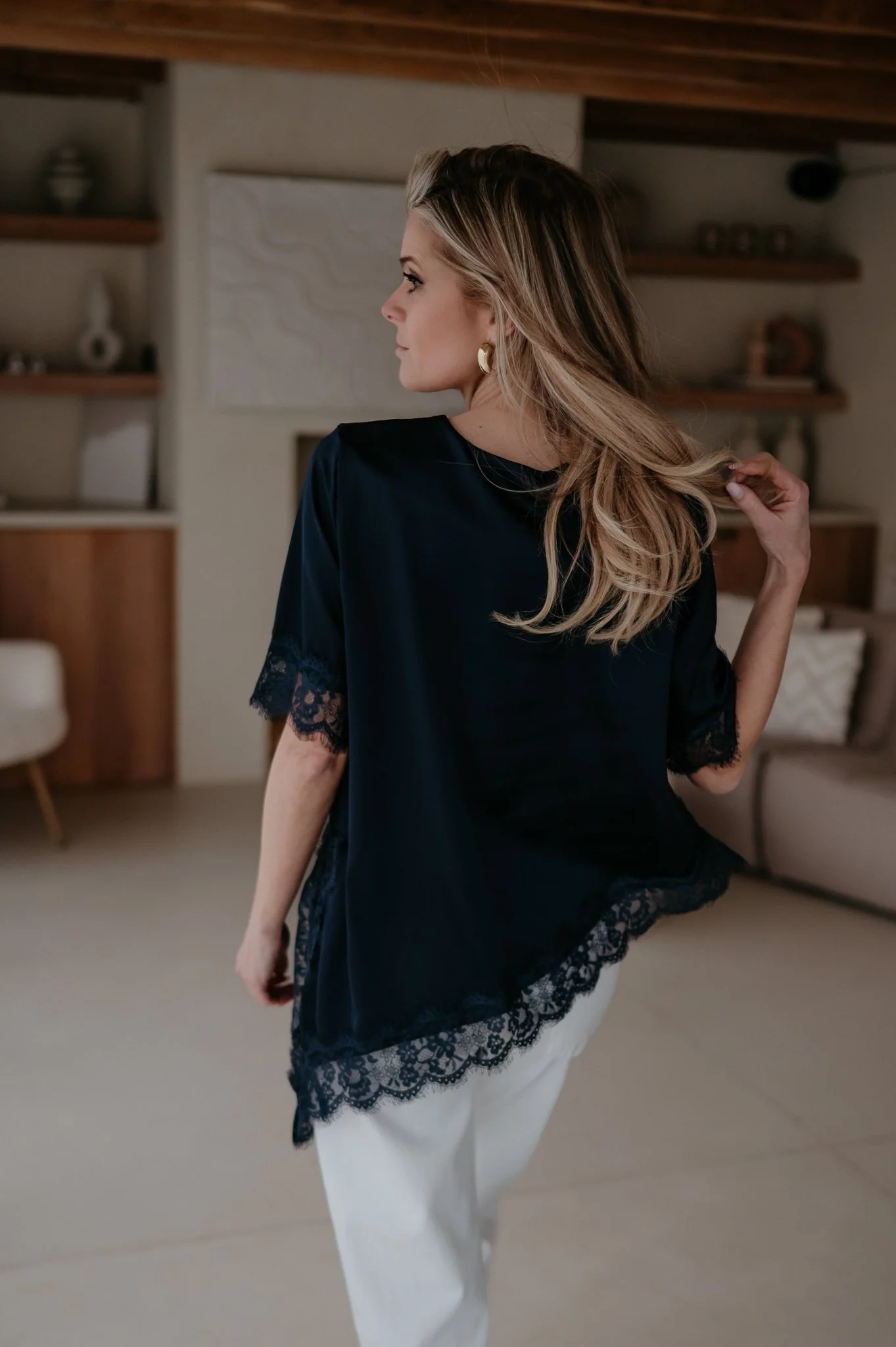Elece top I Navy Blue - Image 8