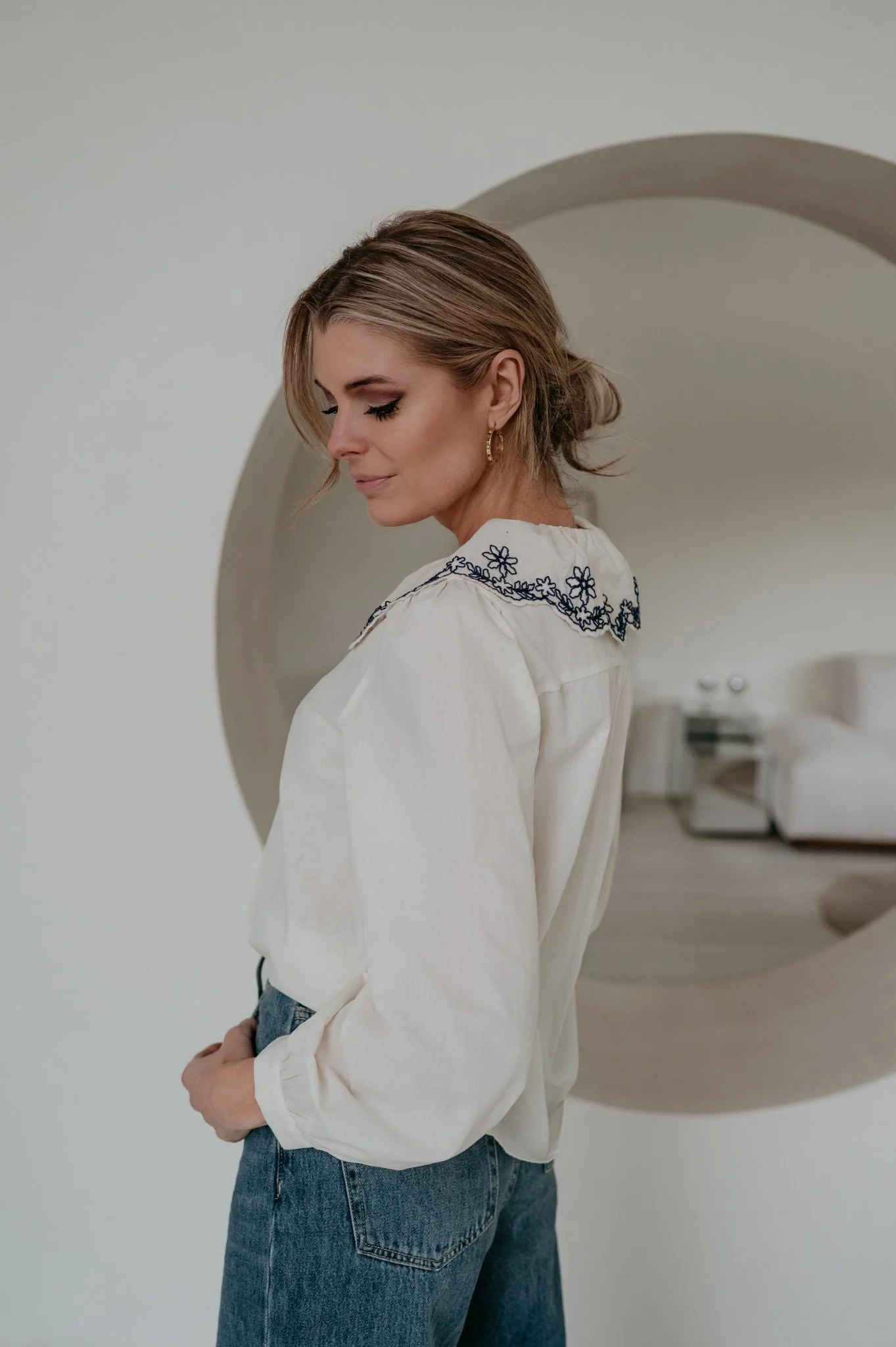 Elento blouse I Ecru - Image 3