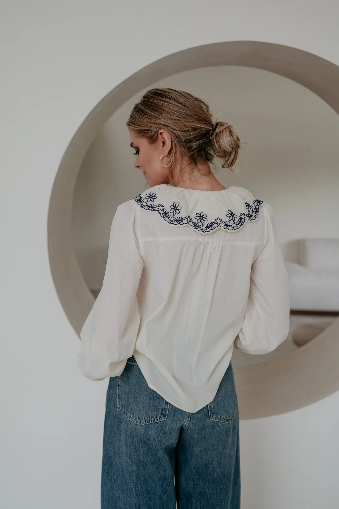 Elento blouse I Ecru - Image 9