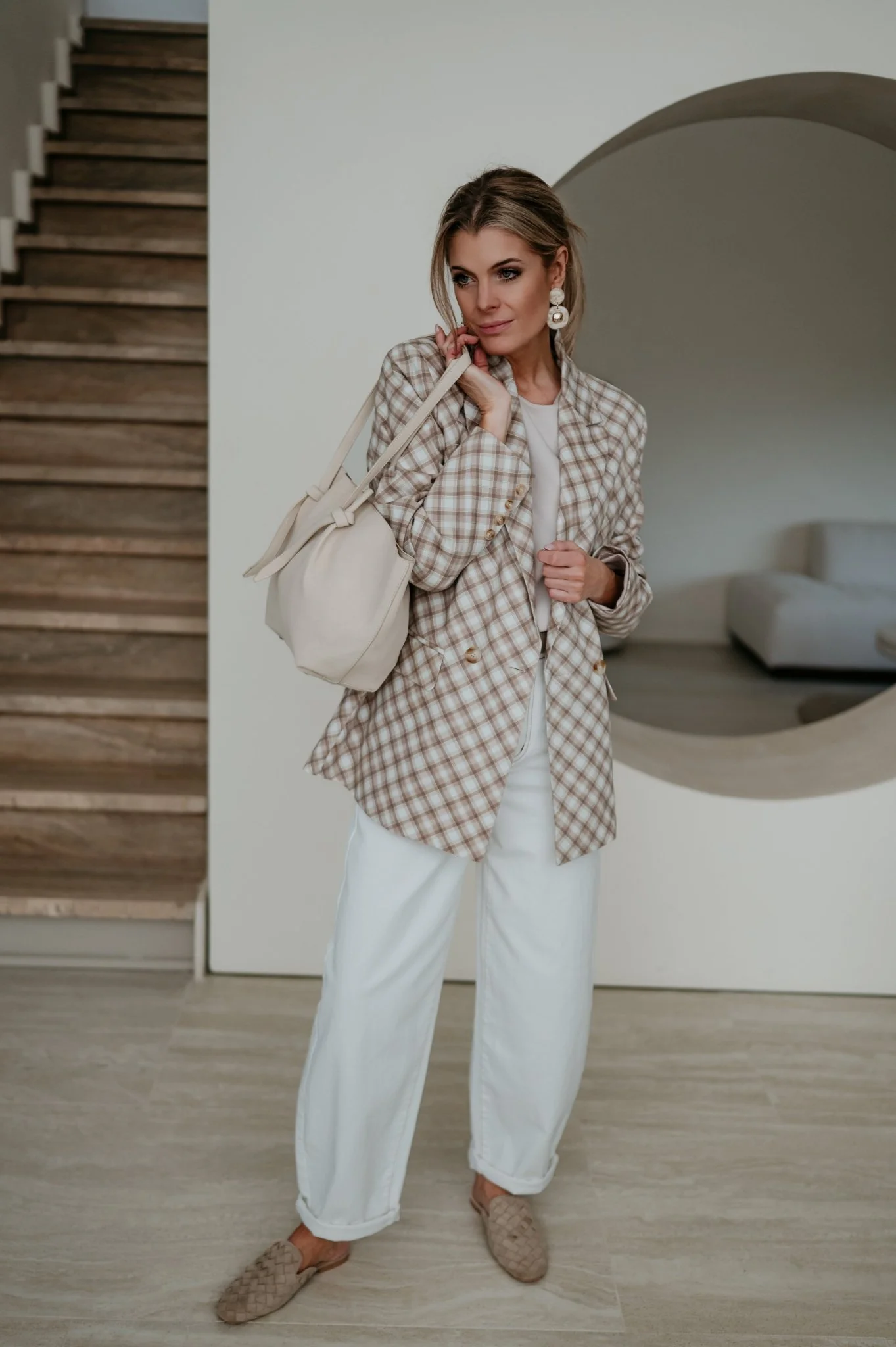 Eletto blazer I Beige - Image 12