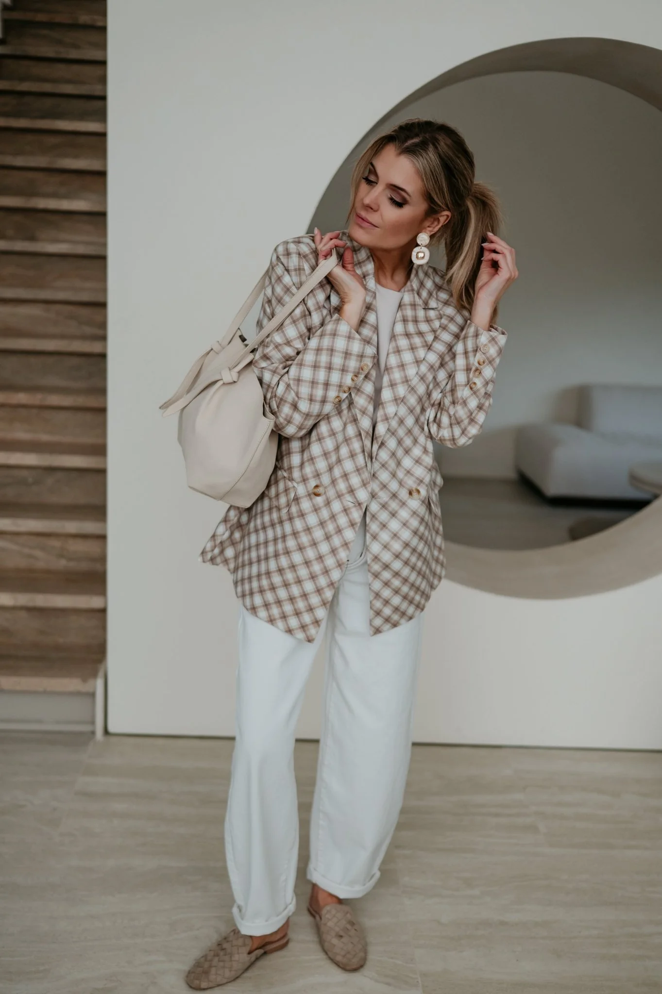 Eletto blazer I Beige - Image 15